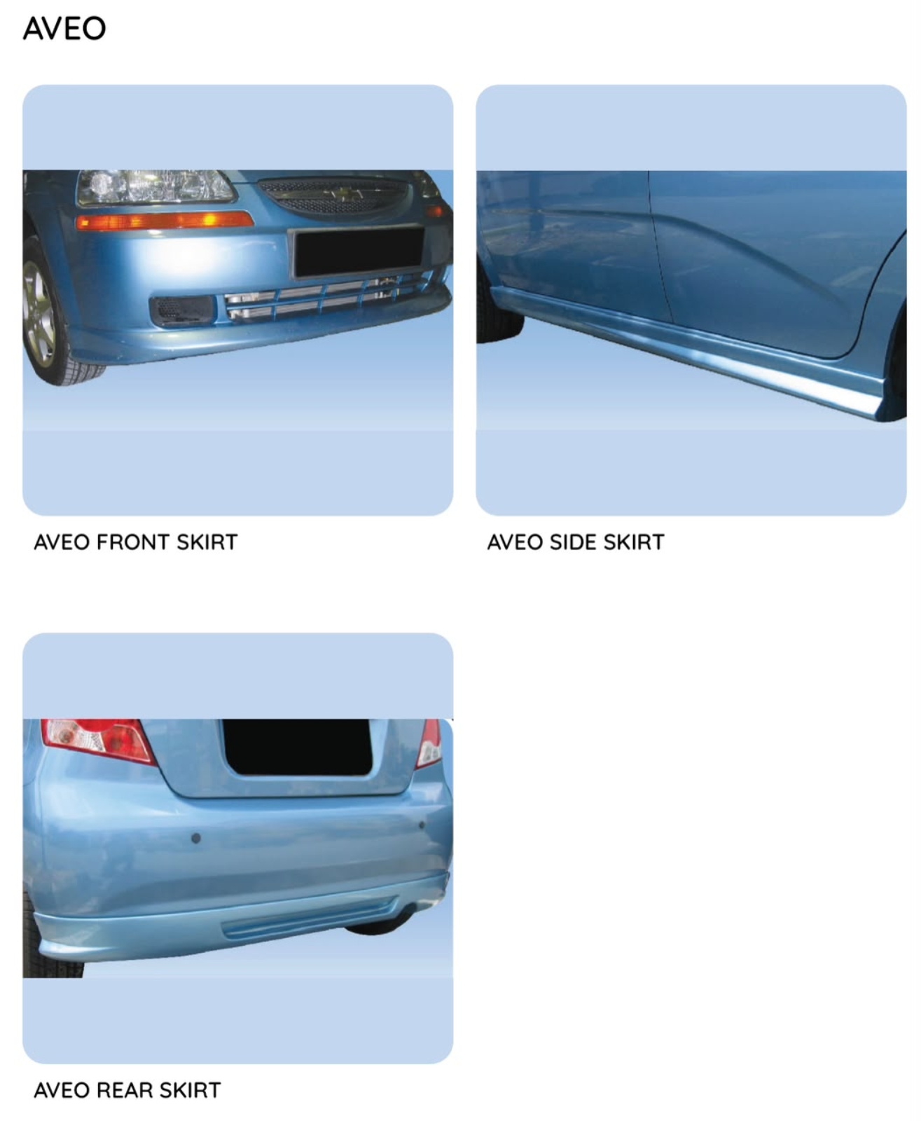 AVEO Bodykit