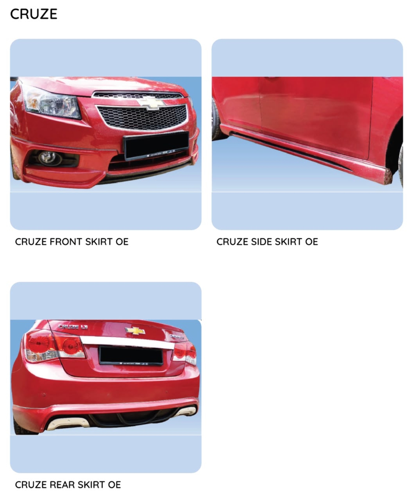 CRUZE Bodykit