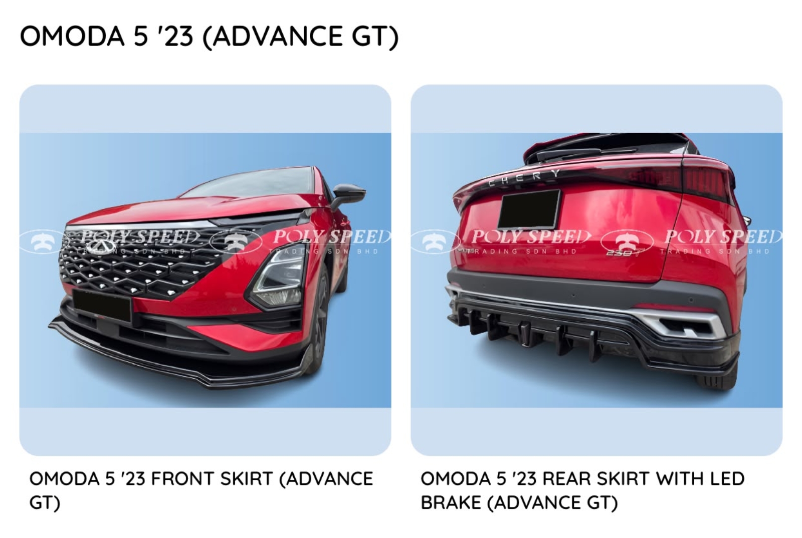 OMODA 5 Advance GT Bodykit