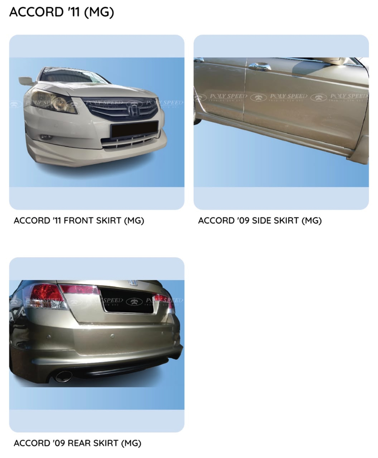 ACCORD 11 Mugen Bodykit