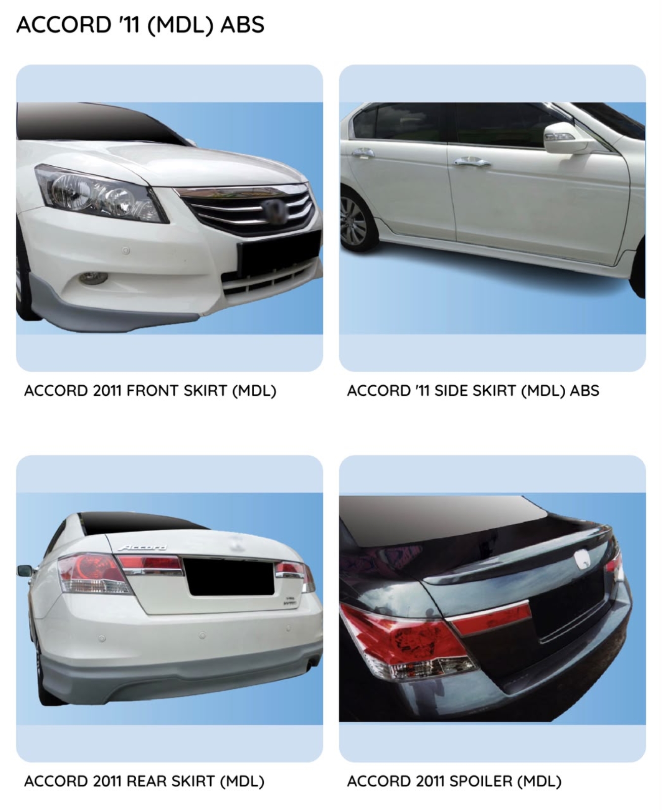Accord 11 Modulo Bodykit