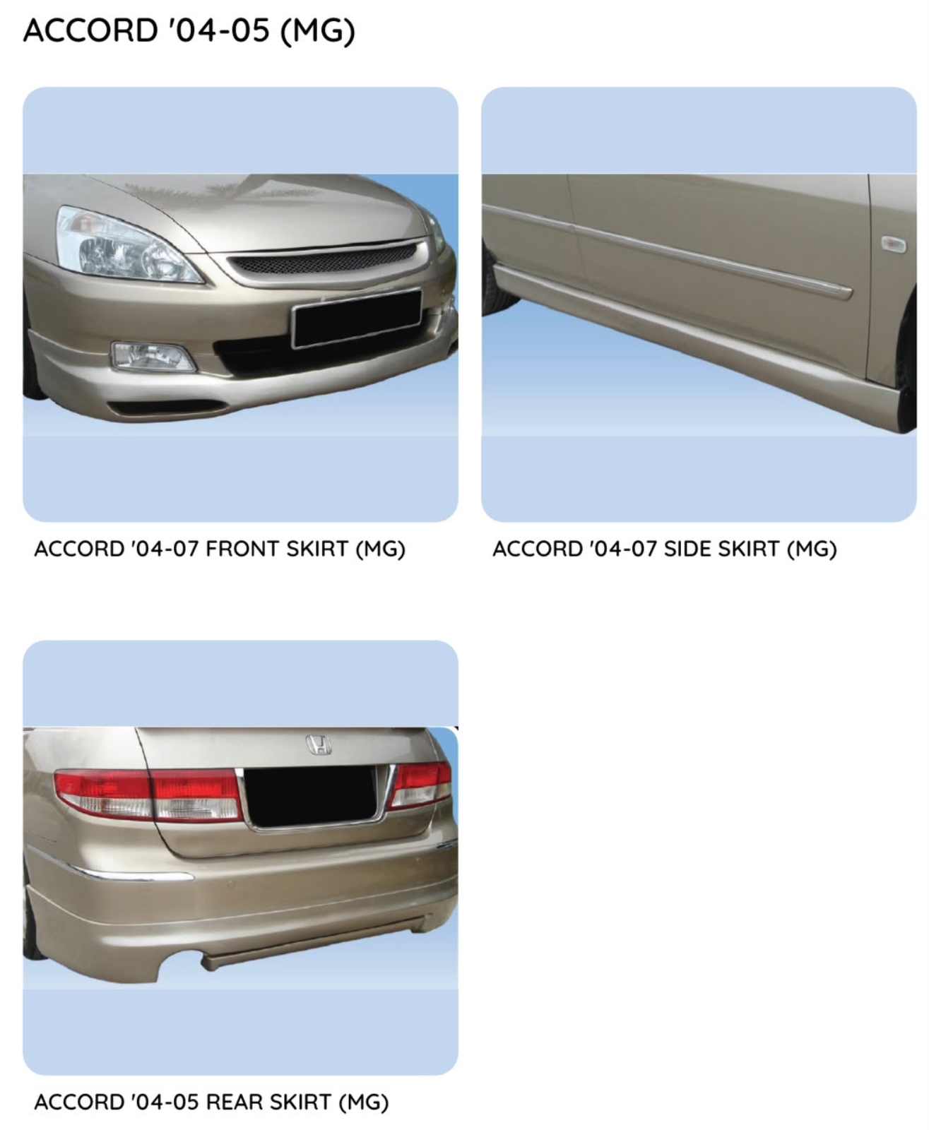Accord 04 Mugen Bodykit