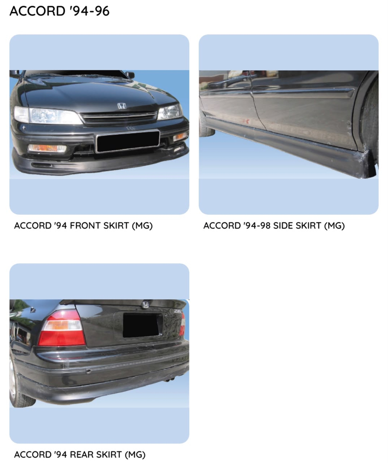 Accord 94 Bodykit