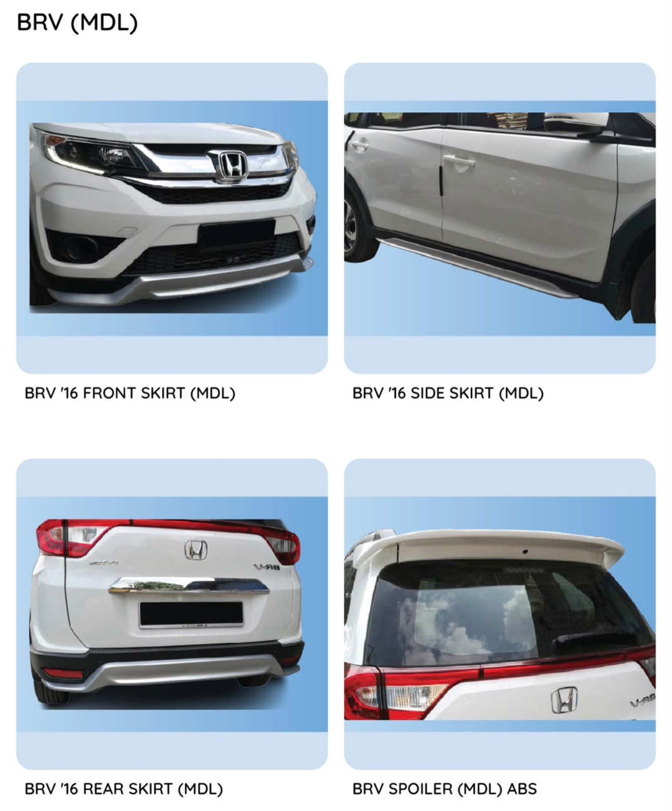BRV Modulo Bodykit