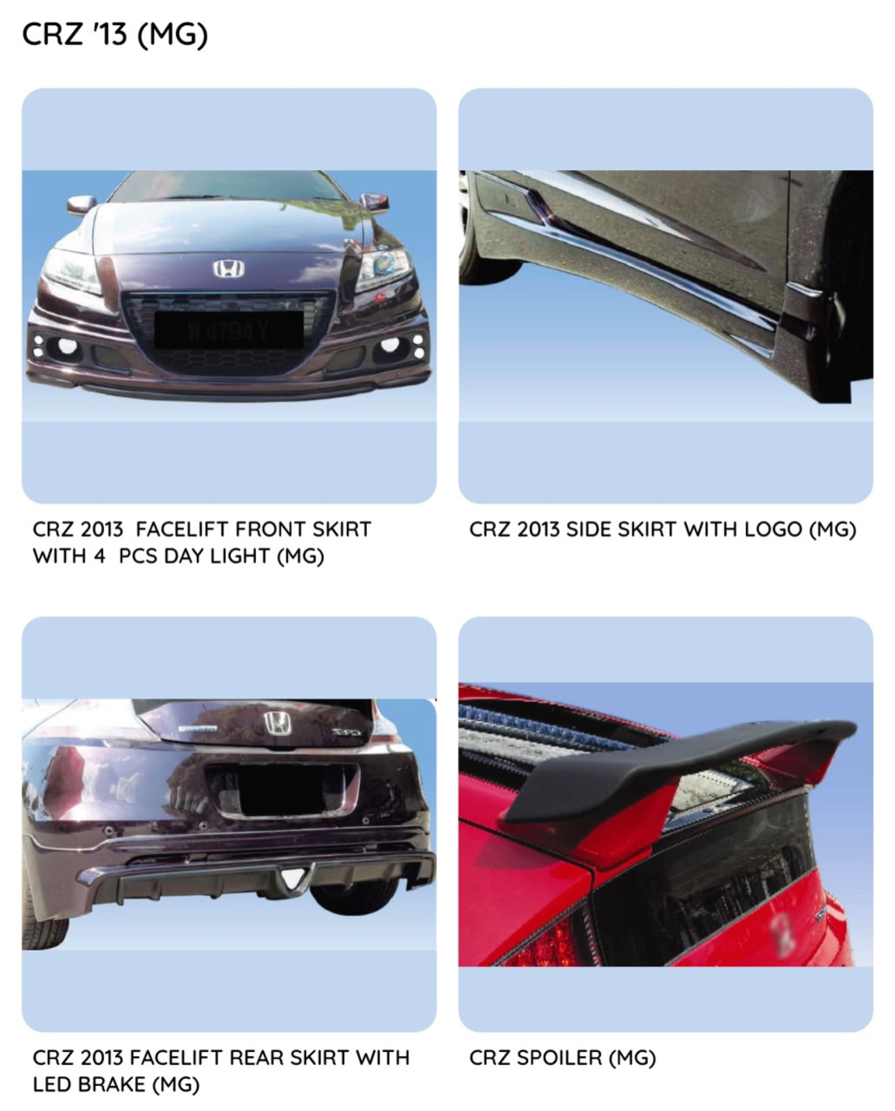 CRZ Mugen Bodykit