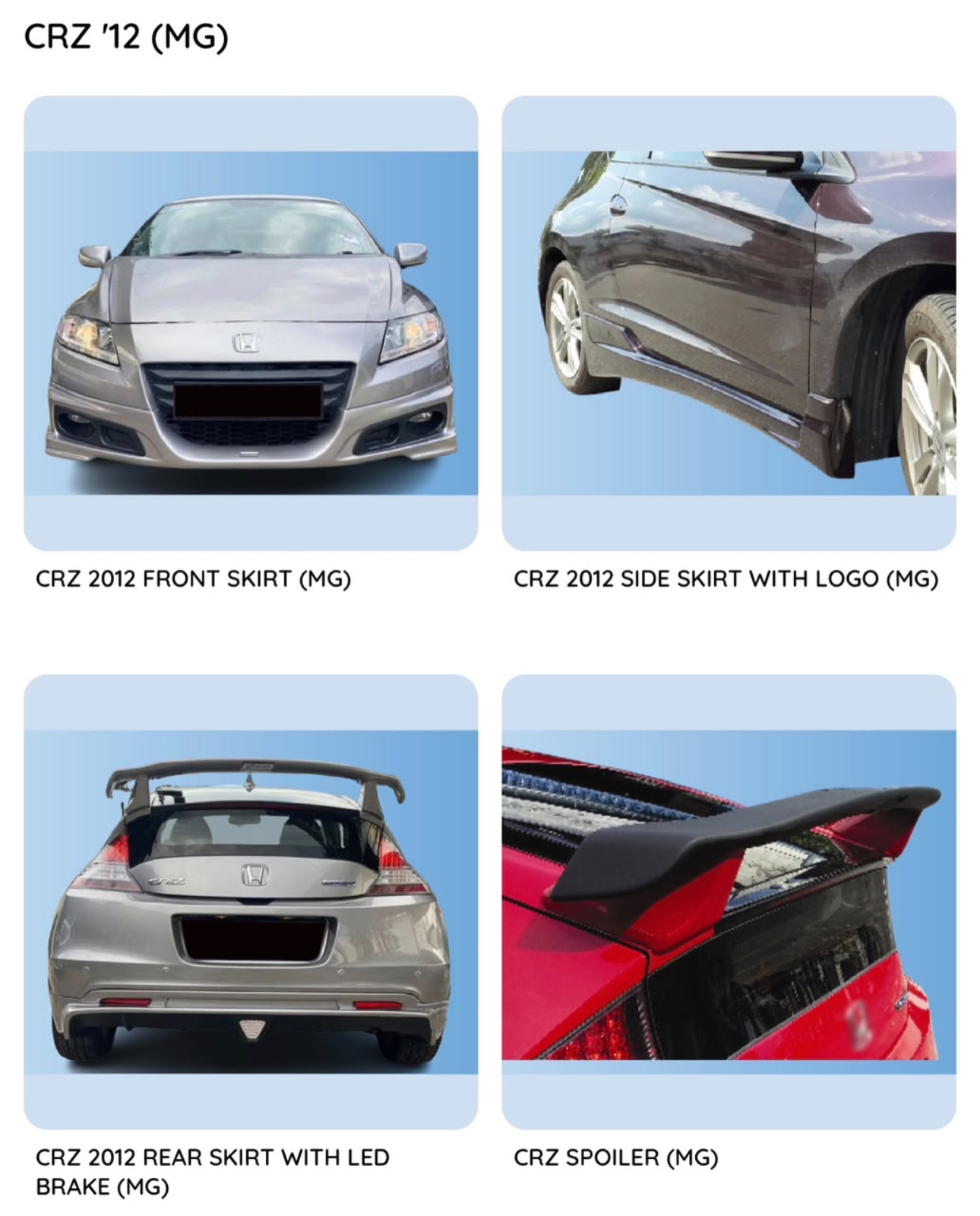 CRZ Mugen Bodykit