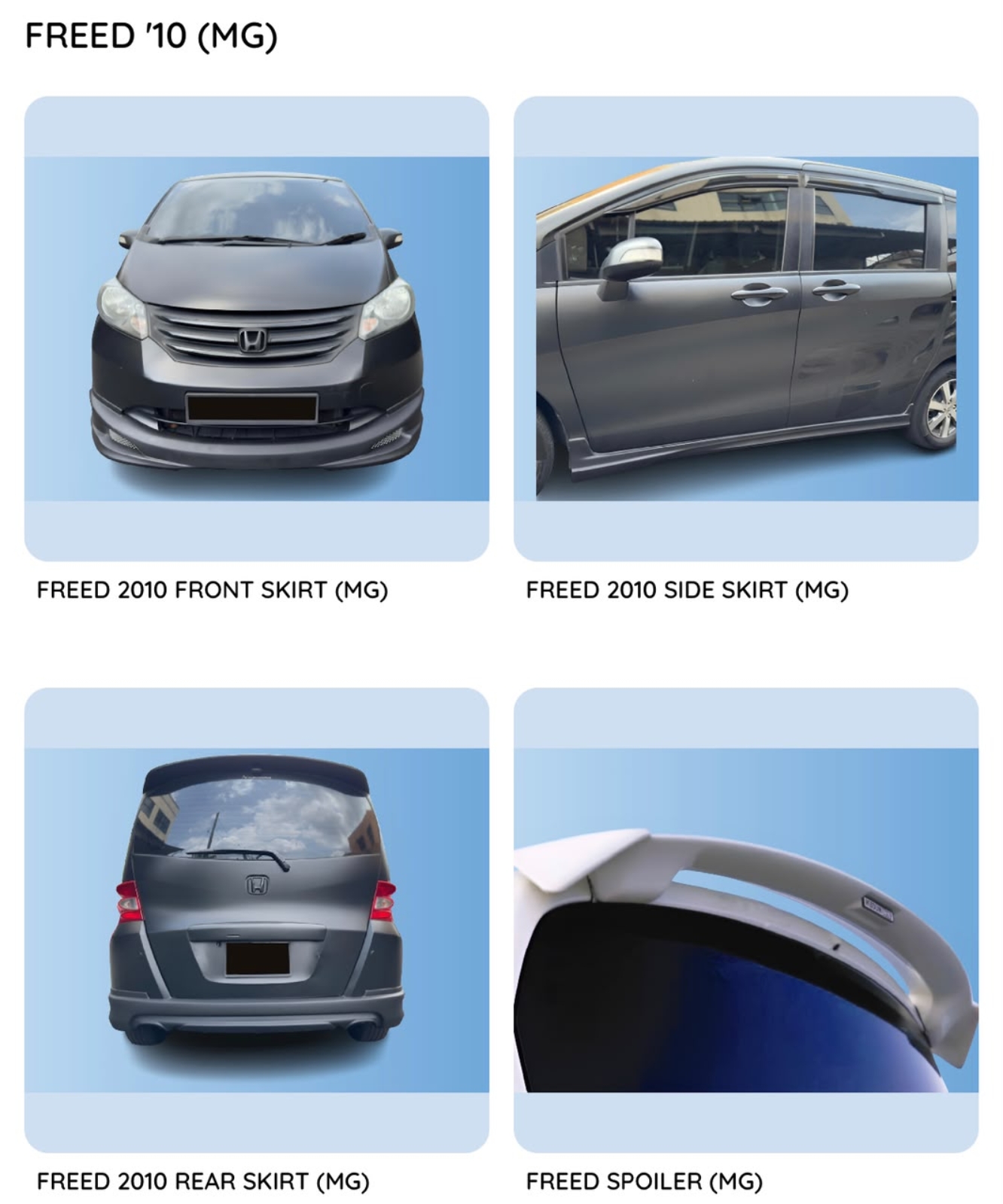 FREED Mugen Bodykit