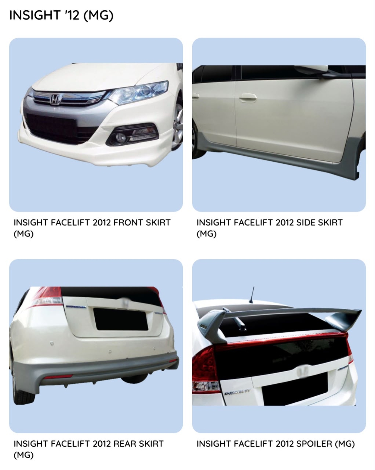 Insight Mugen Bodykit