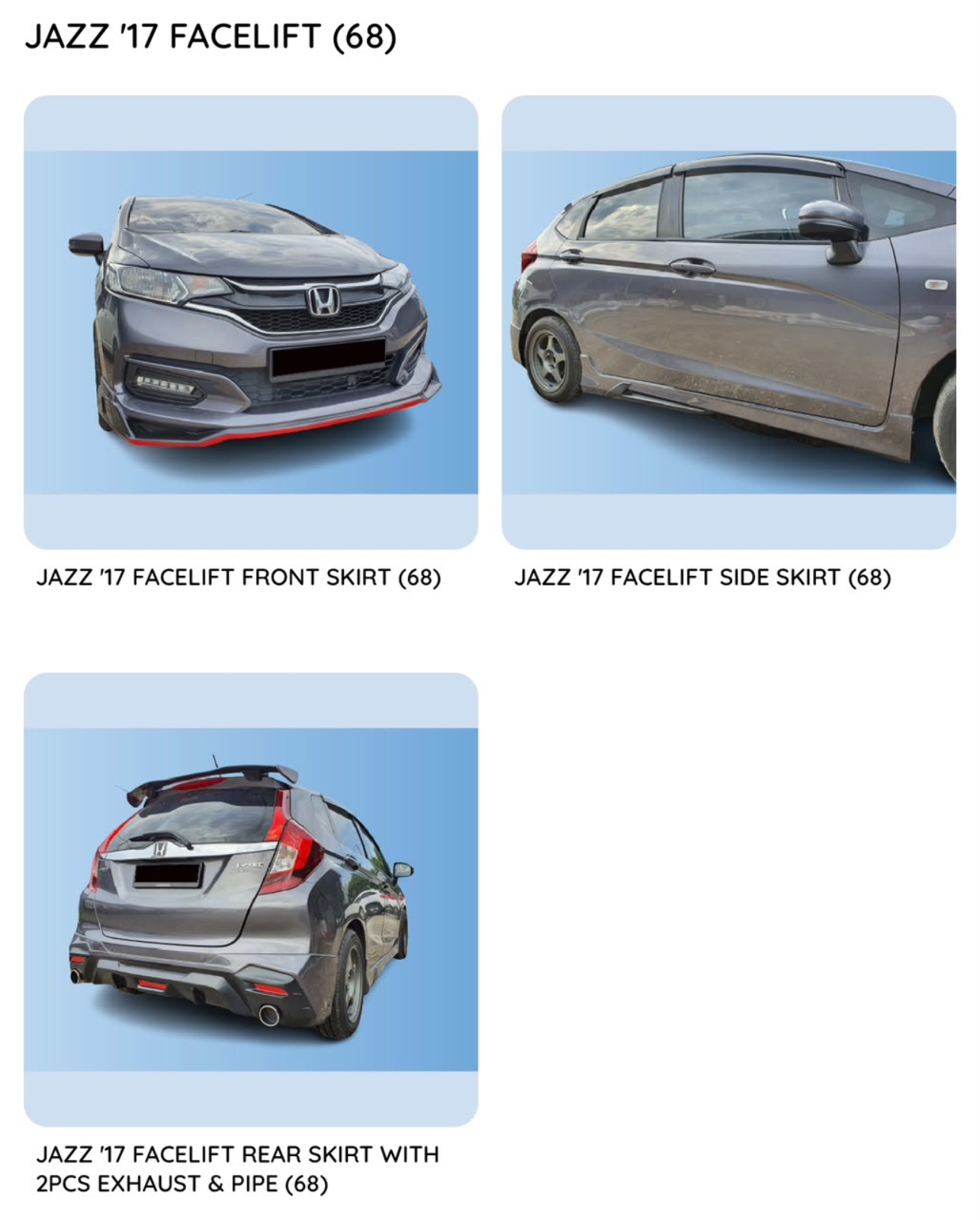 Jazz 17 Drive 68 Bodykit