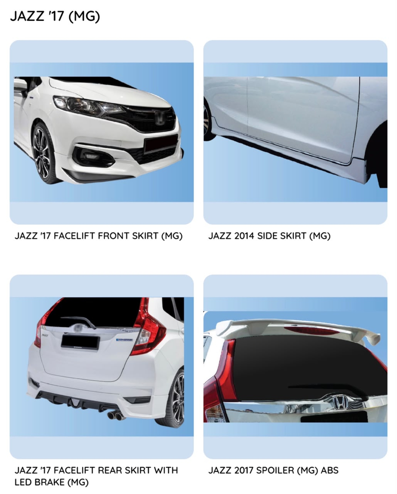 Jazz 17 Mugen Bodykit
