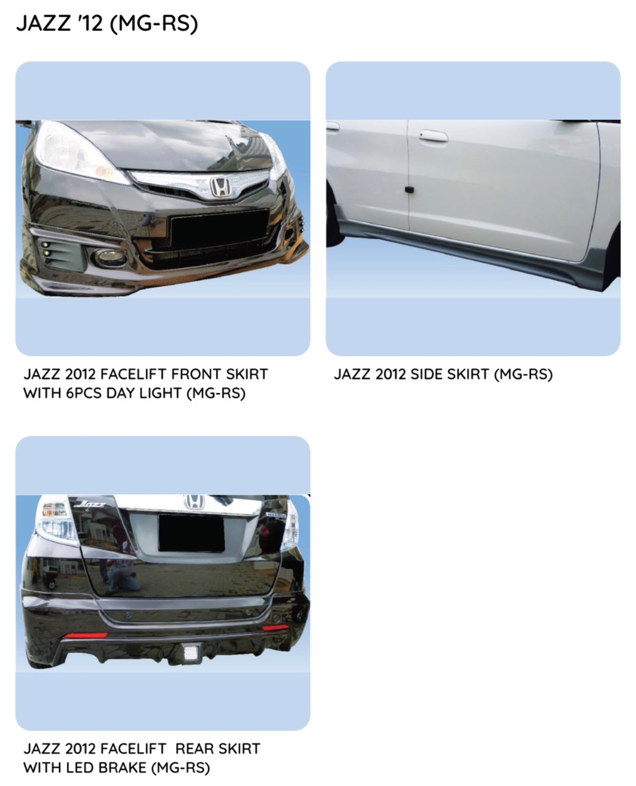 Jazz 12 Mugen RS Bodykit