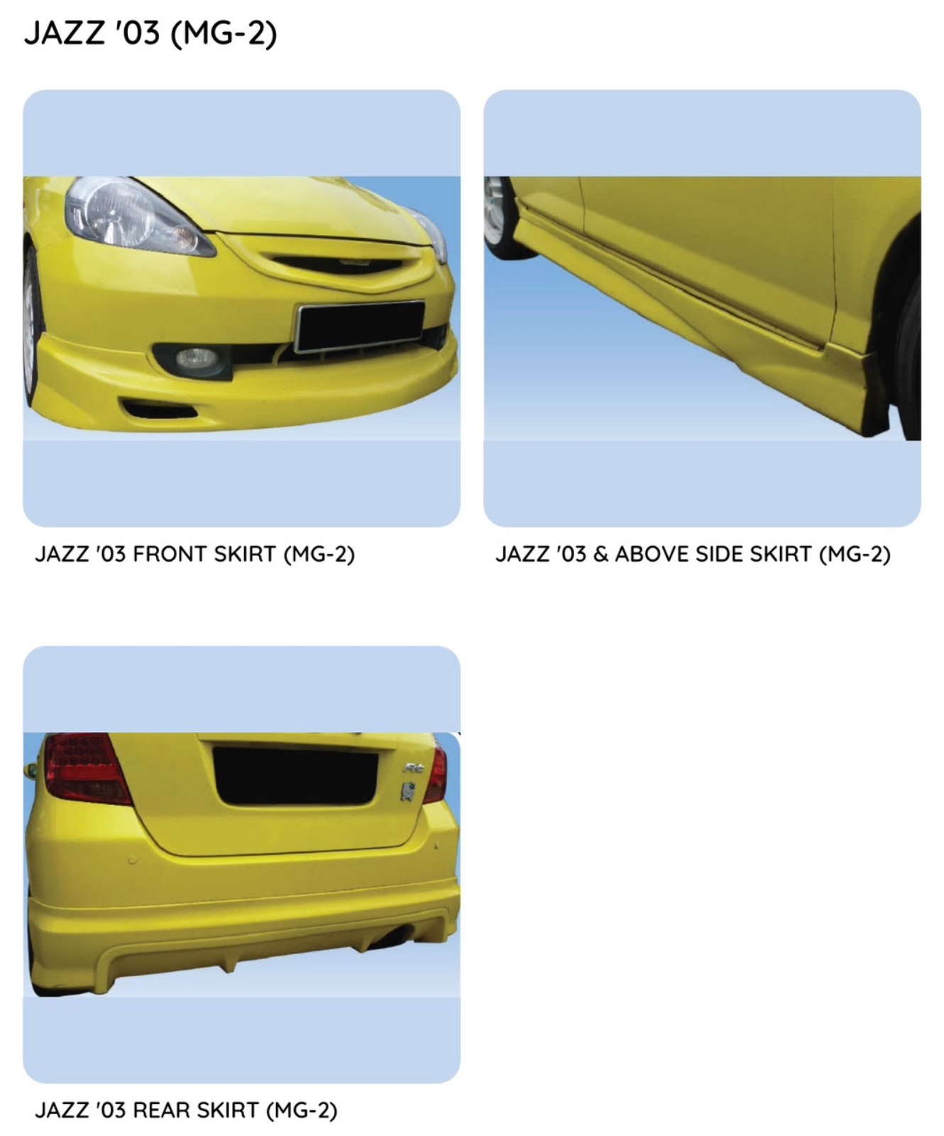 Jazz 03 Mugen V2 Bodykit