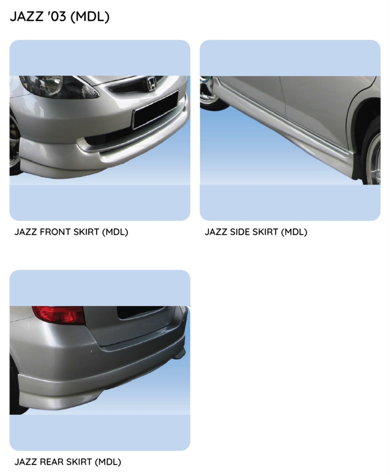 Jazz 03 Modulo Bodykit