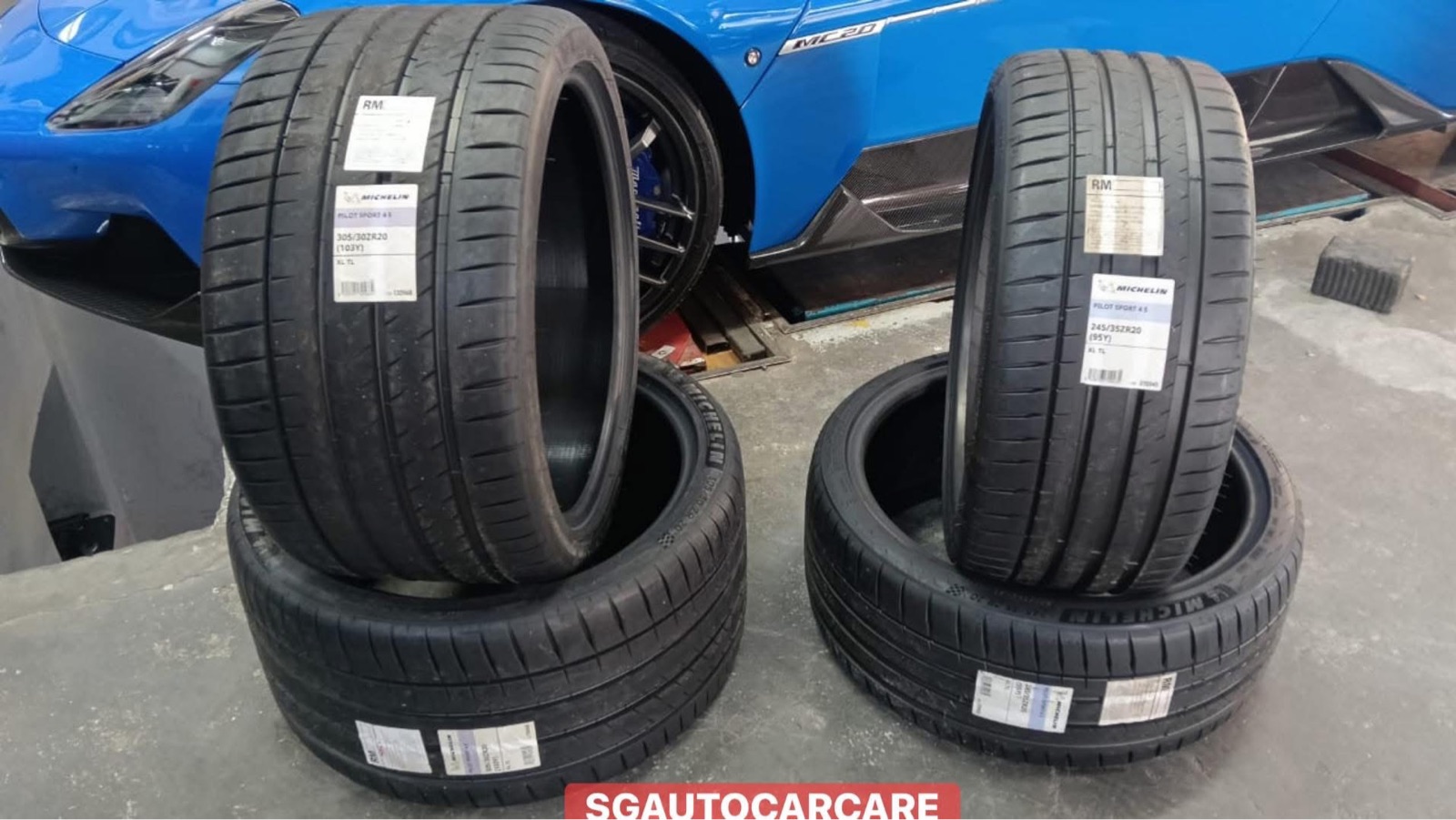 New 26 Michelin Pilot Sport PS4s 245/35R20 305/30R30