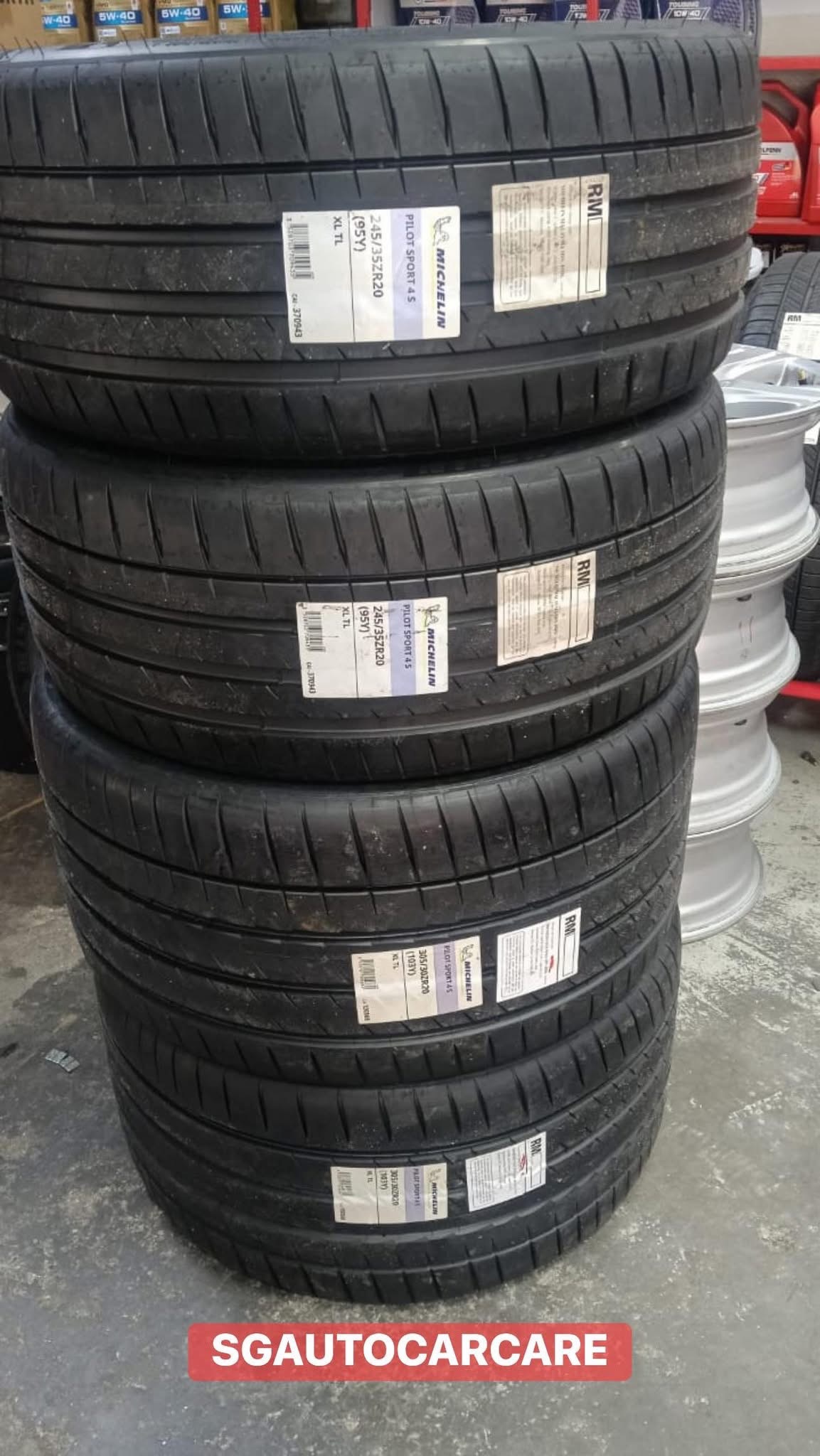 New 26 Michelin Pilot Sport PS4s 245/35R20 305/30R30
