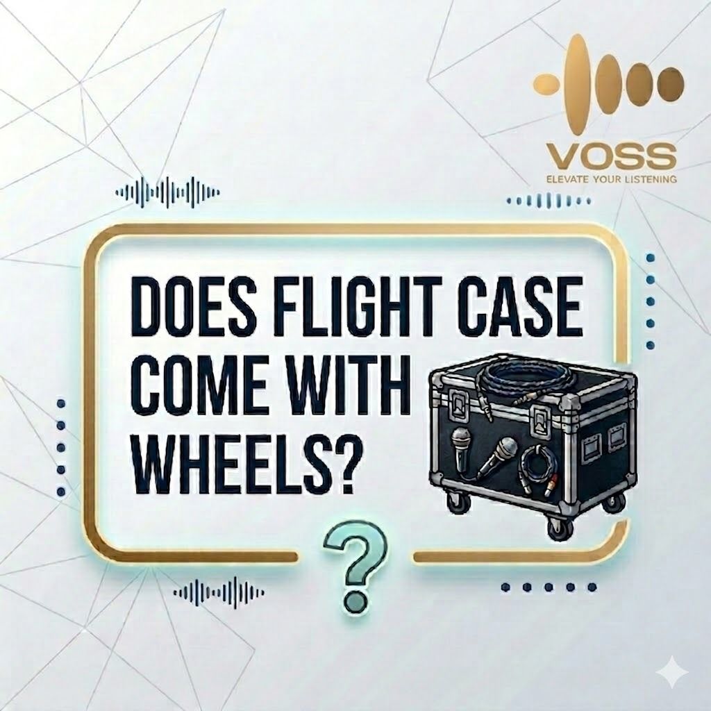 Does a flight case come with wheels?