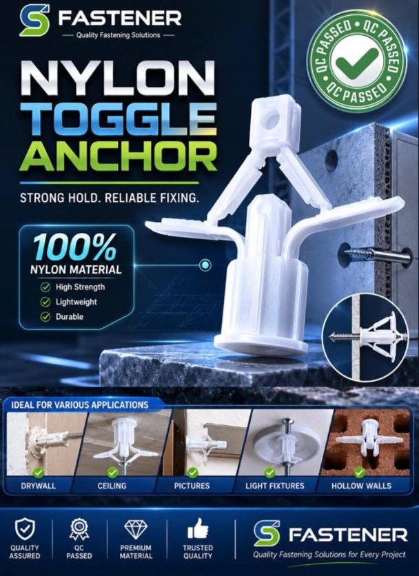 FASTENER Nylon Toggle Anchor