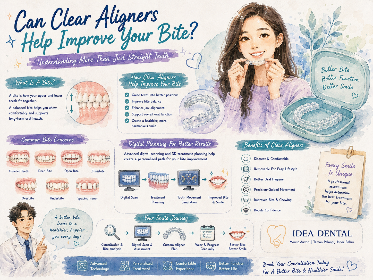 Can Clear Aligners Help Improve Your Bite? Understanding More Than Just Straight Teeth