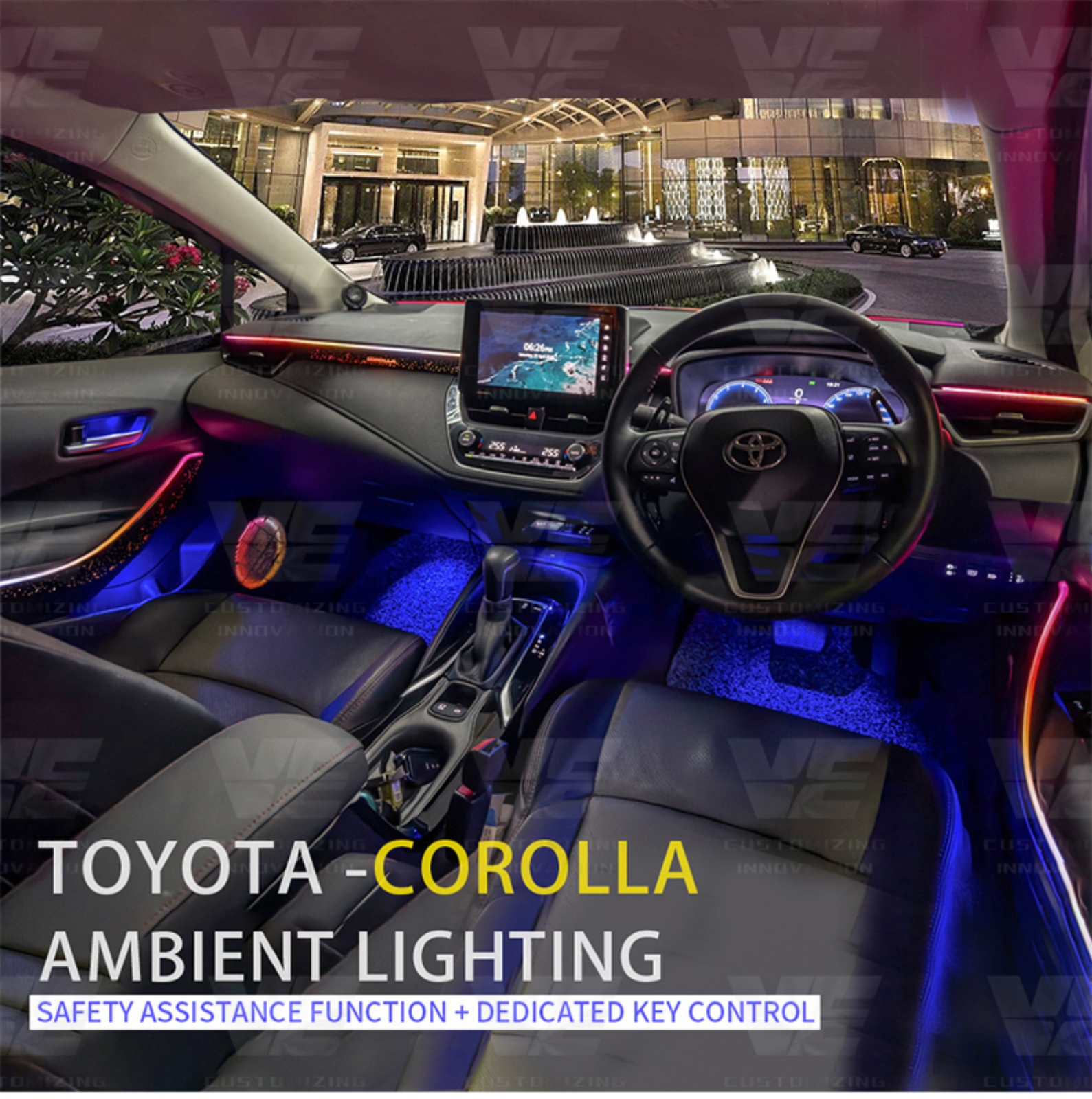 Corolla cross OEM V2 Ambient Light (V074)