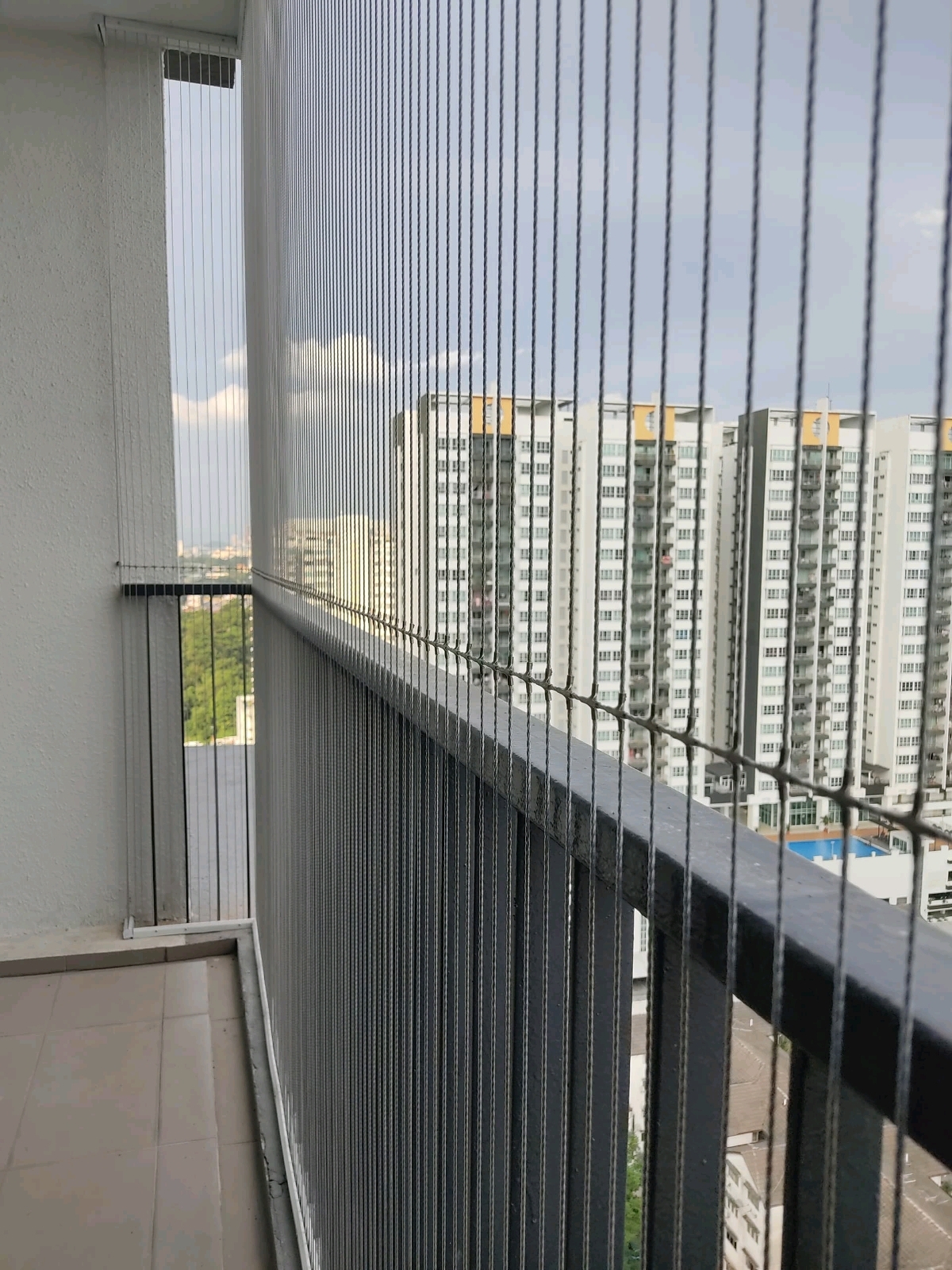 invisible cable grille done at Gembira Residence
