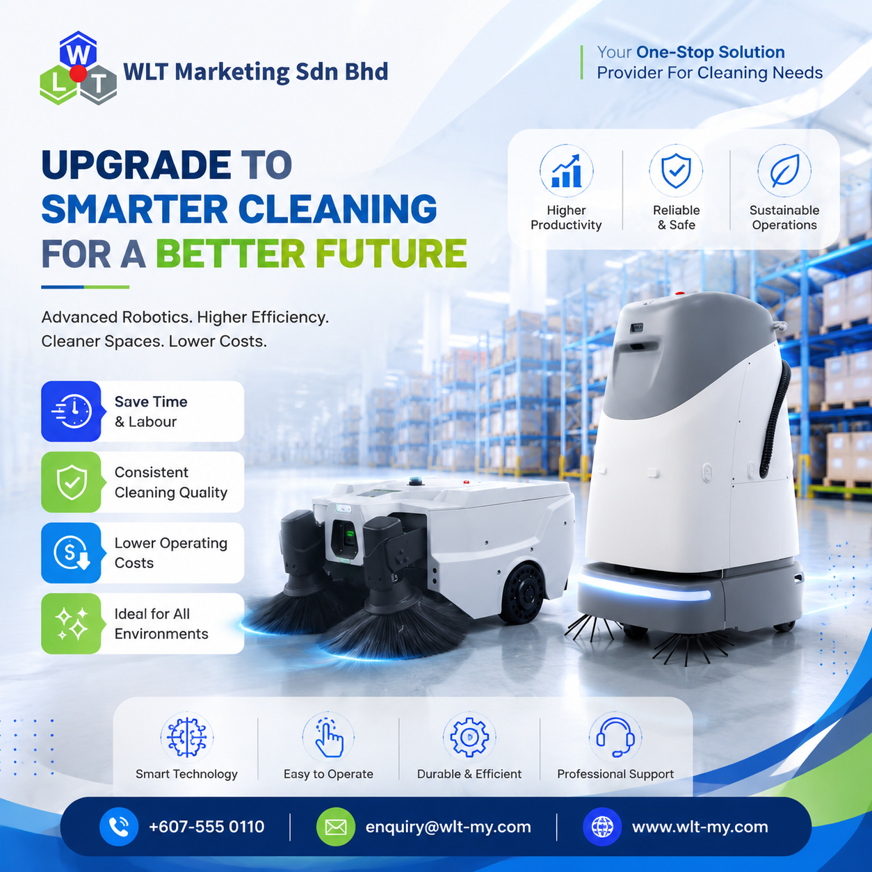 🚀 Upgrade to Robotic Cleaning Machines