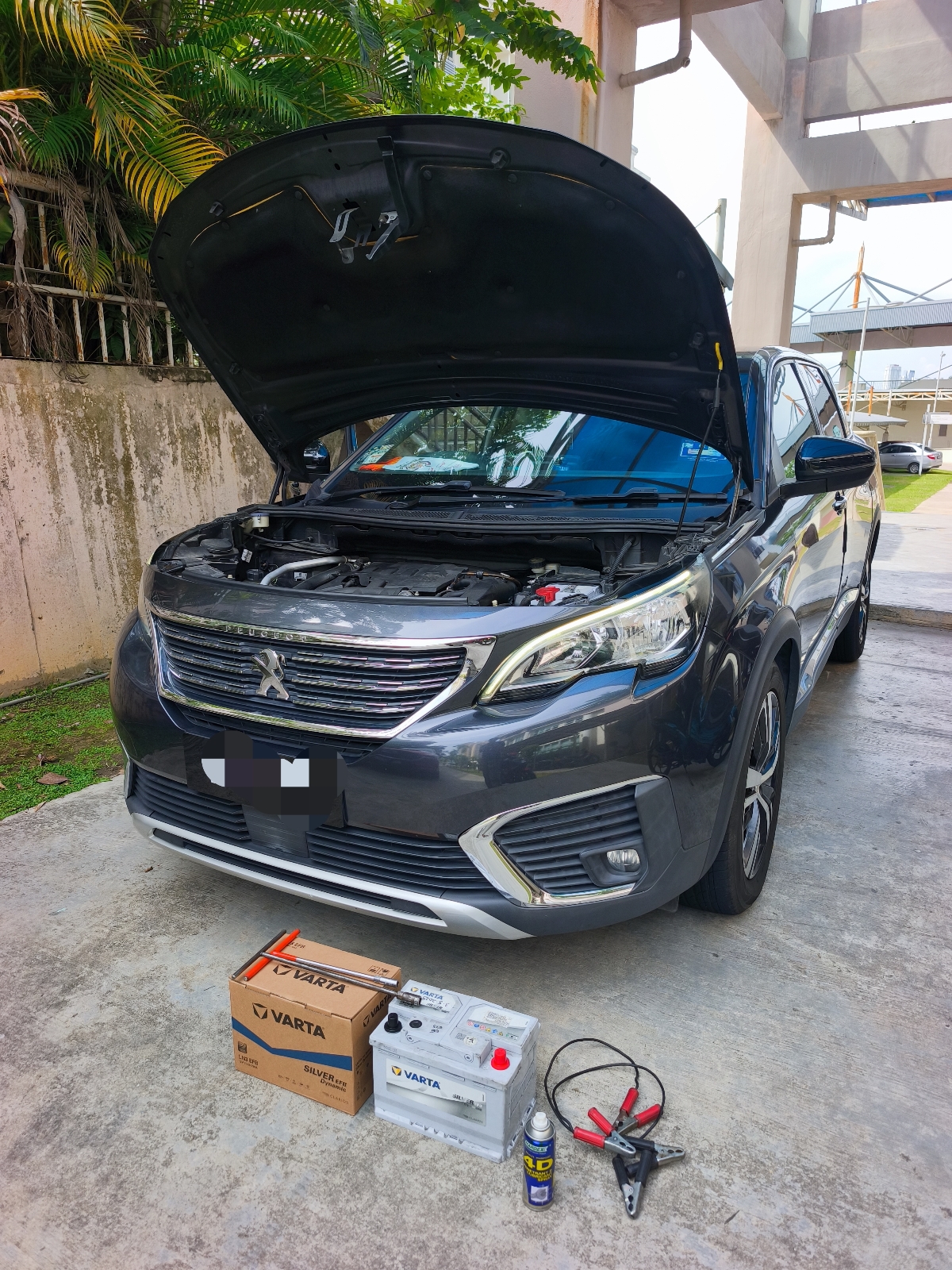 Peugeot 5008 Battery DIN 70 EFB LN3 Car Battery Delivery @Putrajaya Presint 18