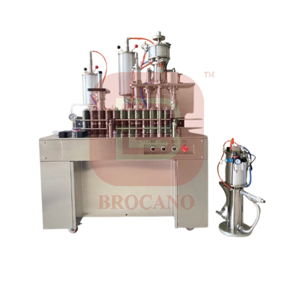 Semi Automatic Aerosol Filling Machine