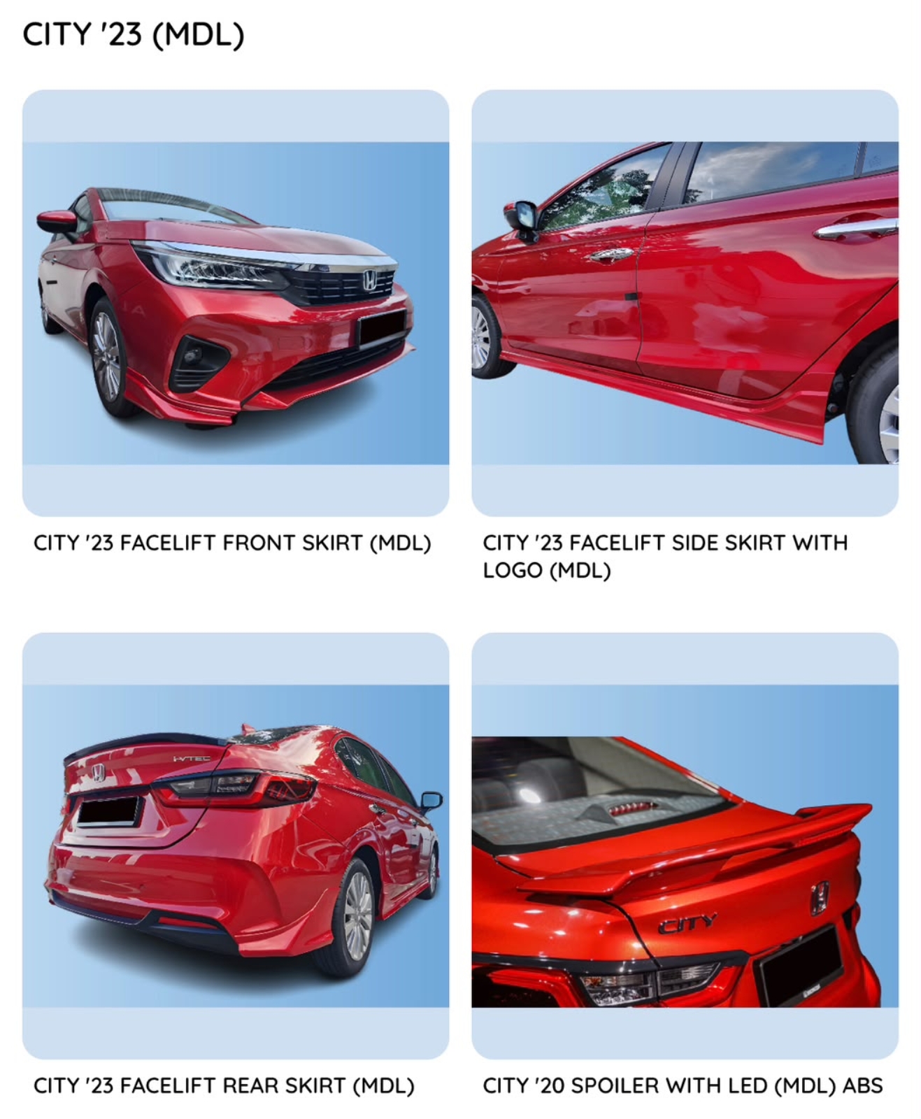City 23 Modulo Bodykit