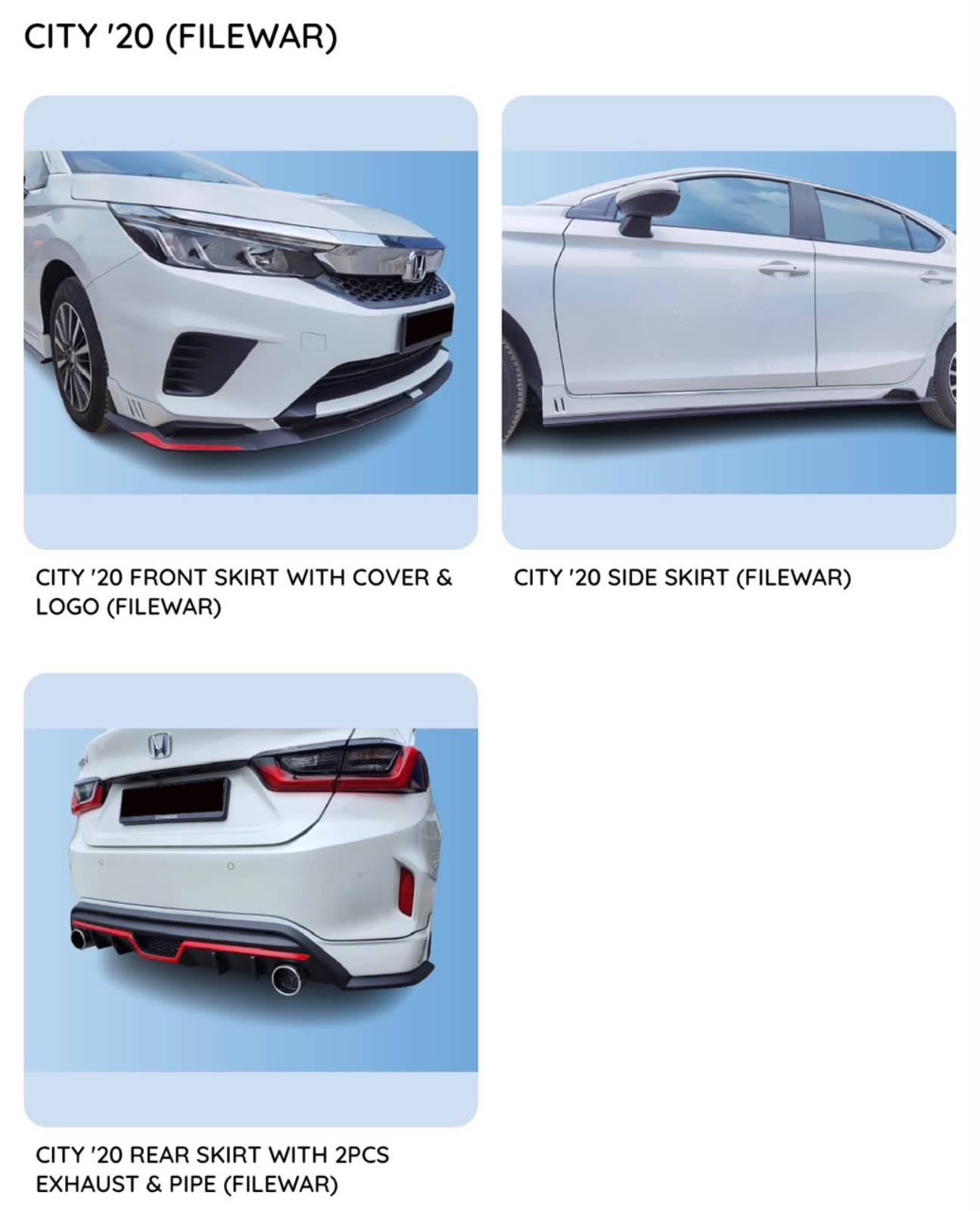 City 20 Filewar Bodykit