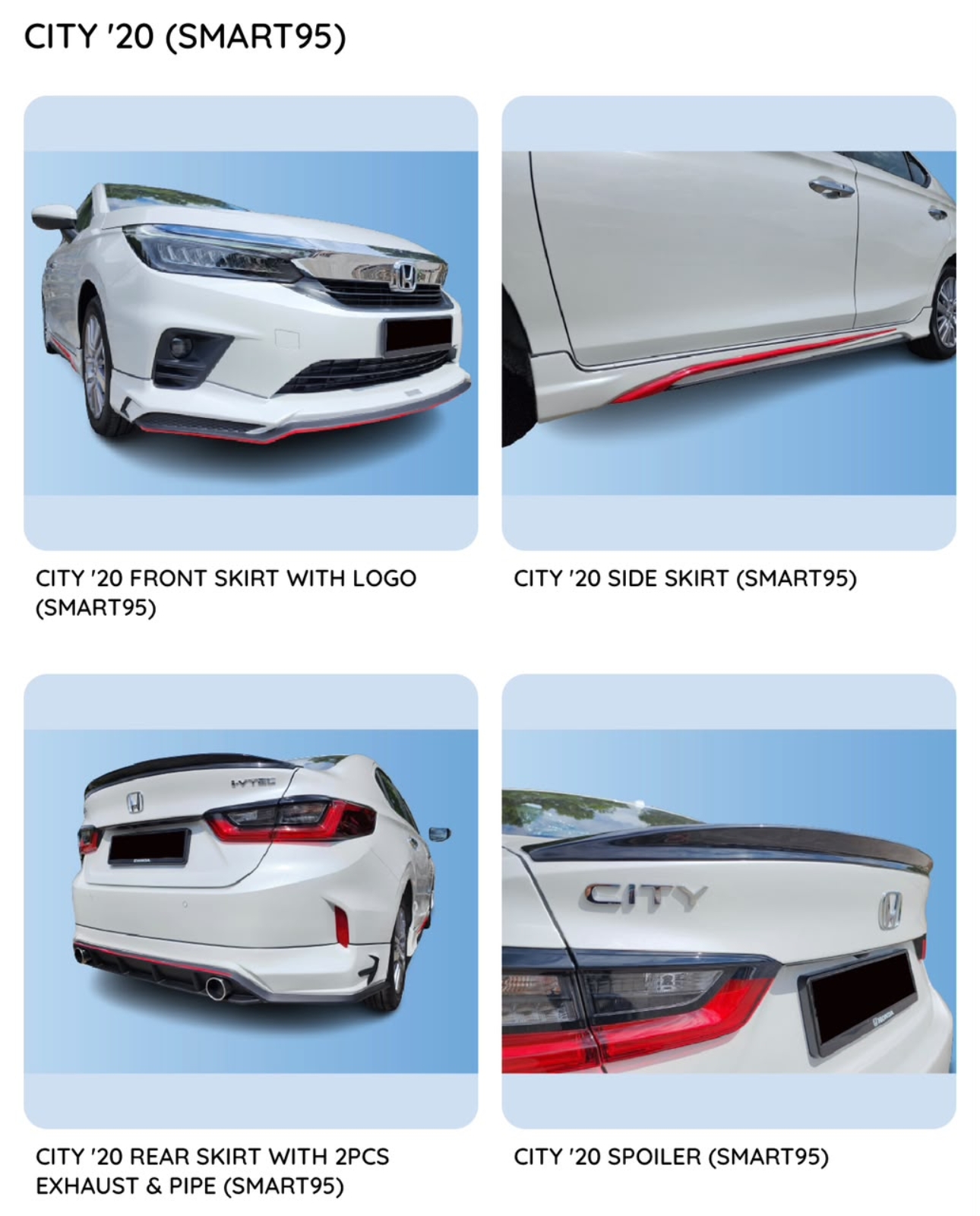 City 20 smart 95 Bodykit