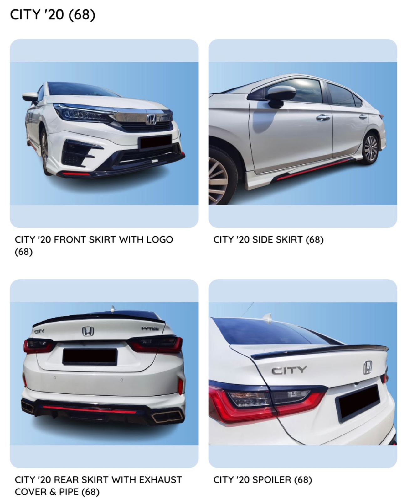 City 20 Drive 68 Bodykit
