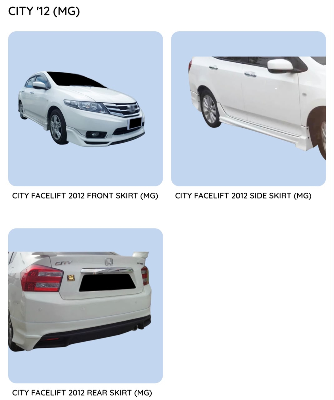 City 12 Mugen Bodykit
