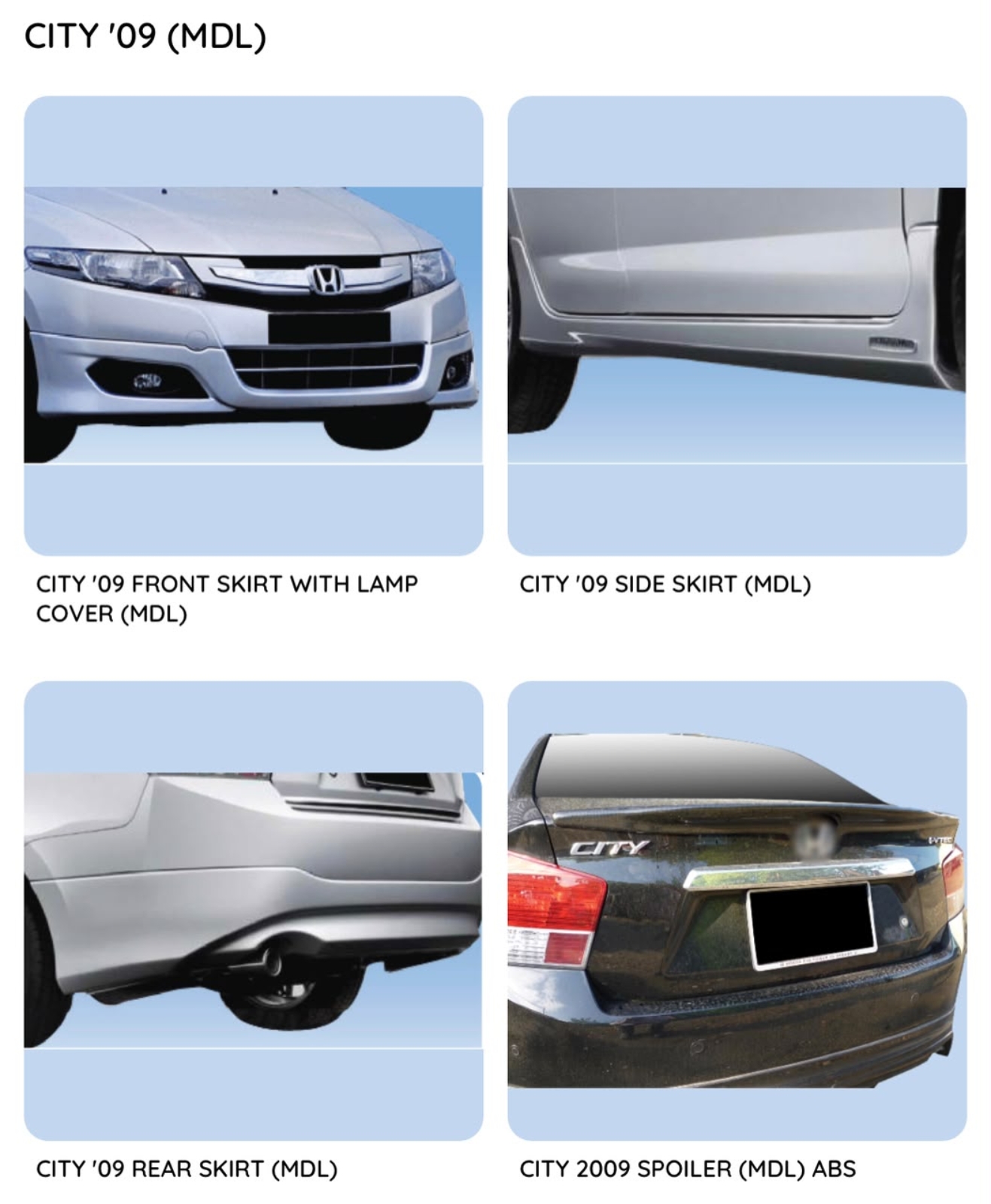 City 09 Modulo Bodykit