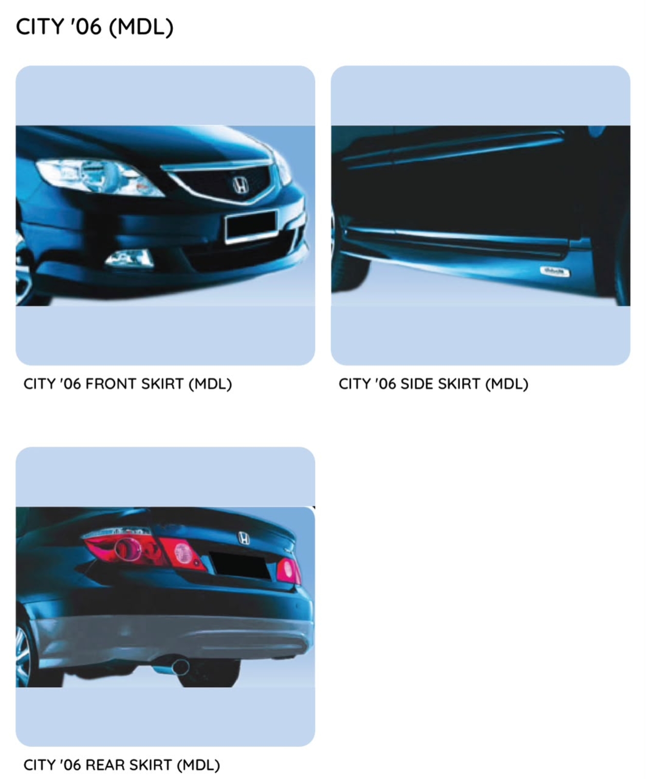 City 06 Modulo Bodykit