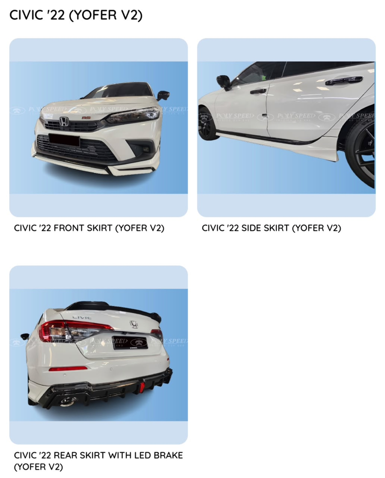 Civic FE 22 Yofer V2