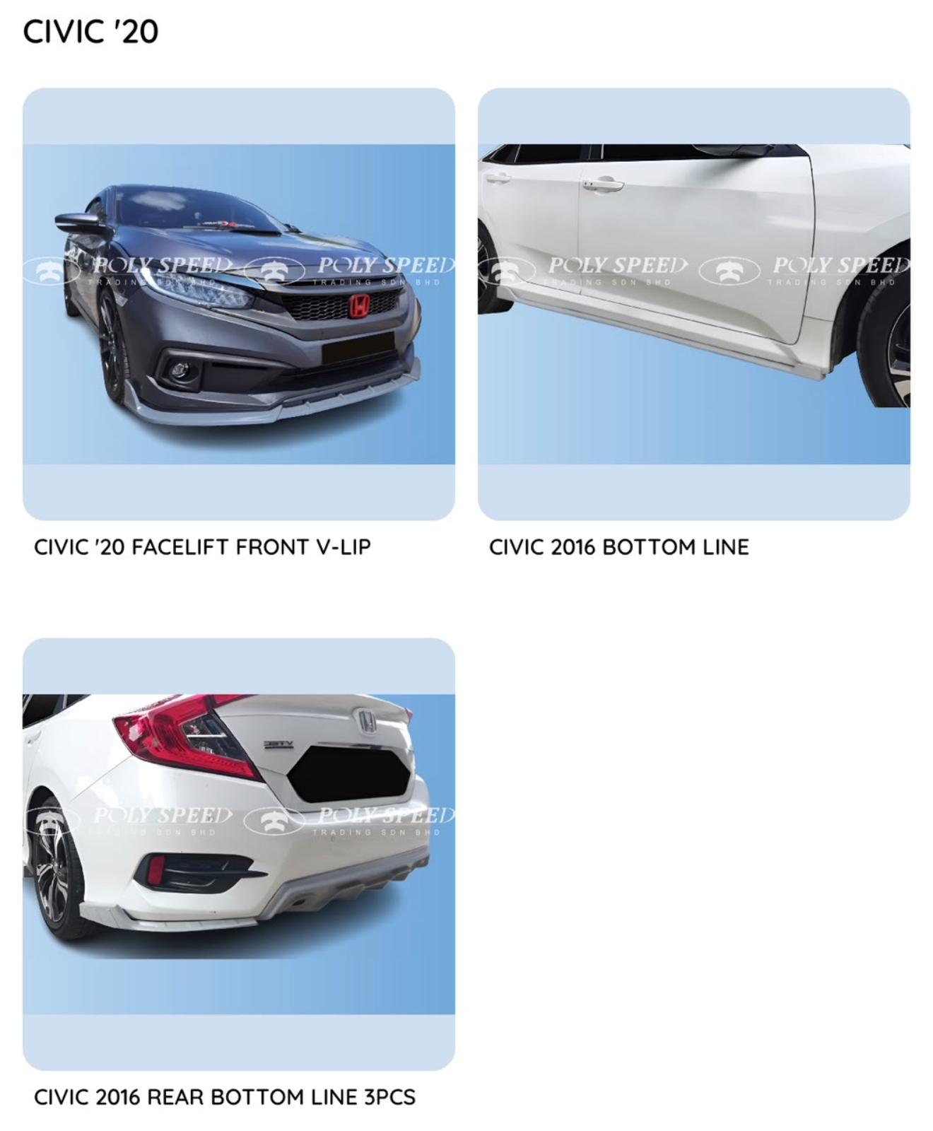 Civic FE 20 Bodykit