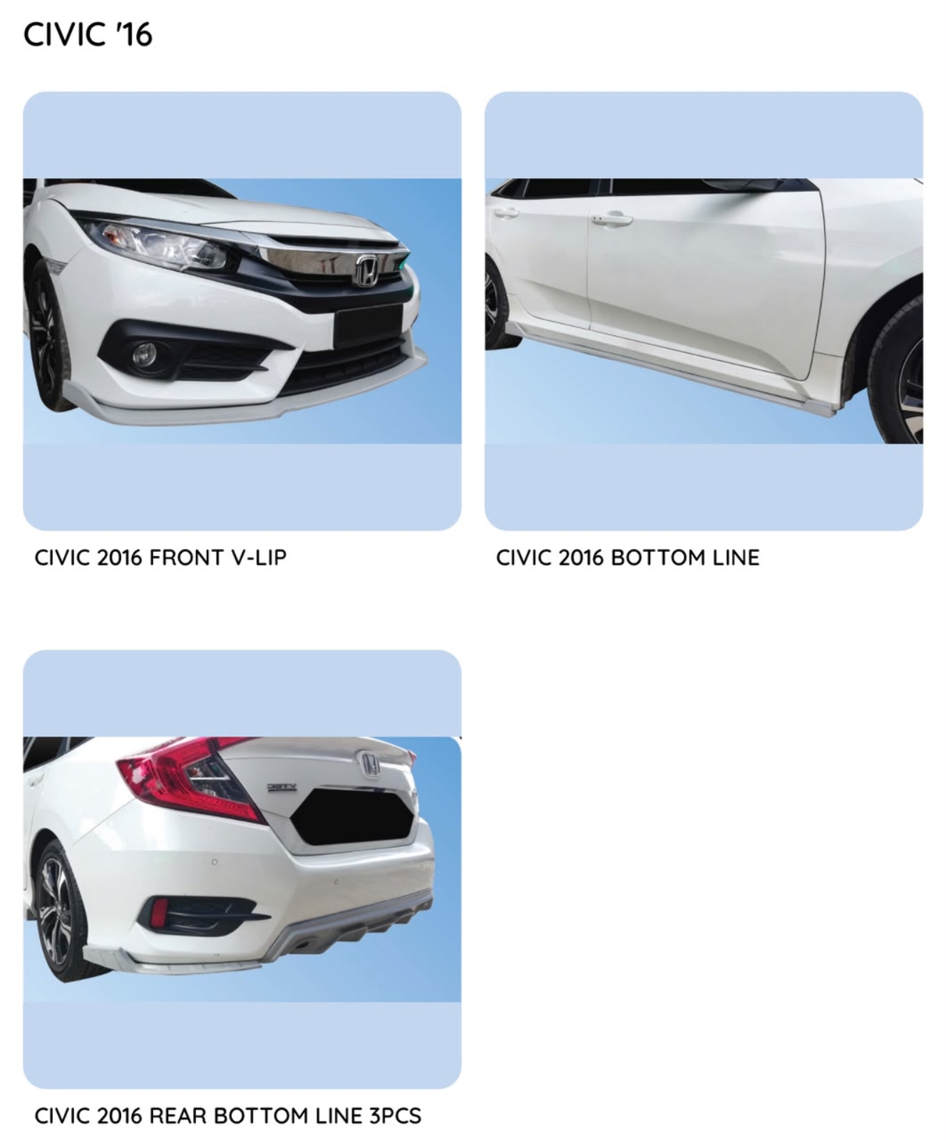 Civic FC 16 Bodykit