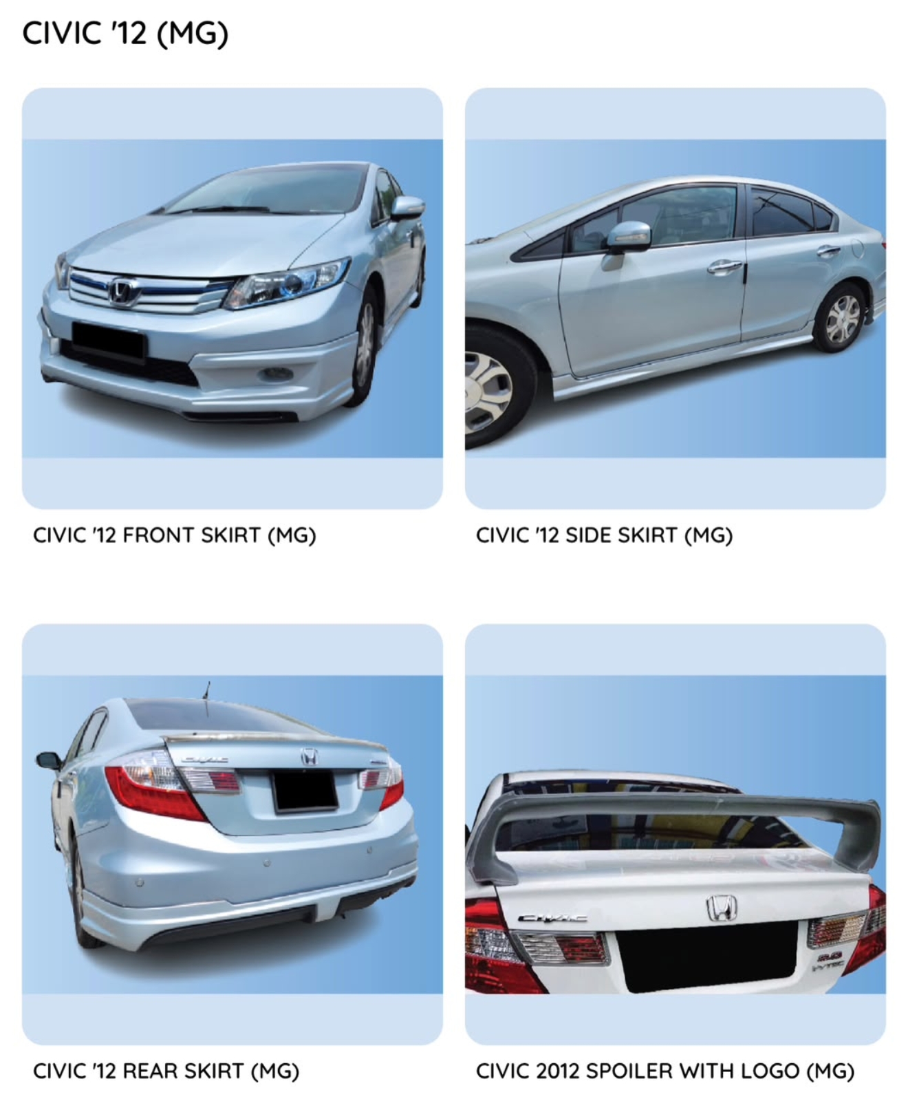 Civic FB Mugen Bodykit