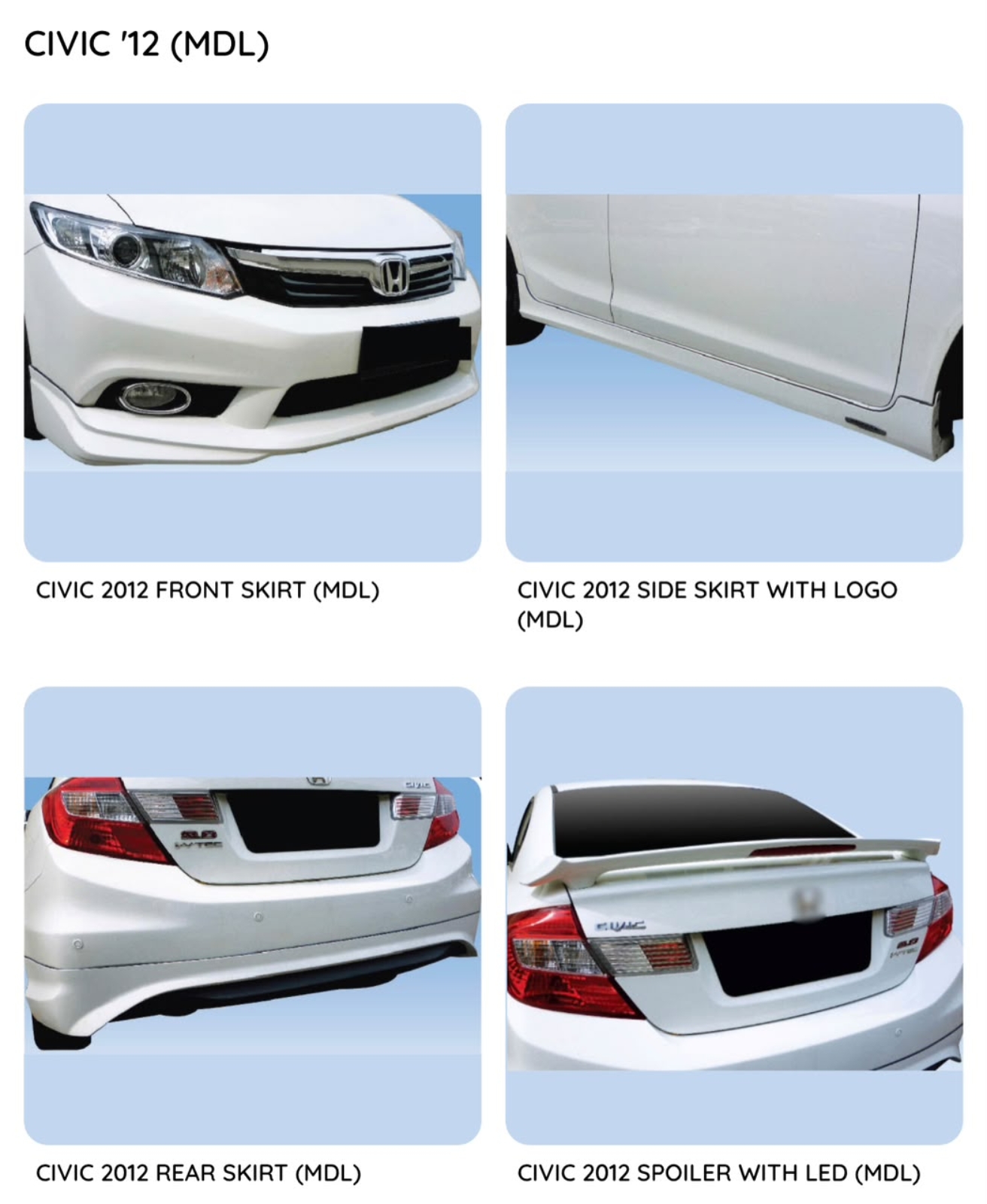 Civic FB Modulo Bodykit