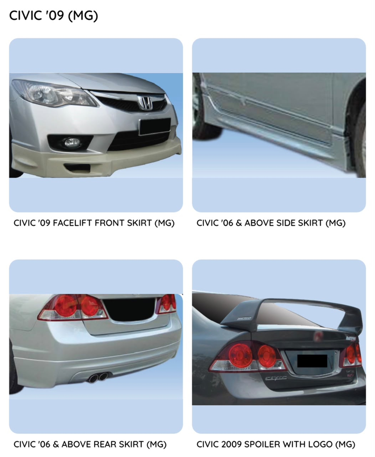 Civic FD Mugen Bodykit