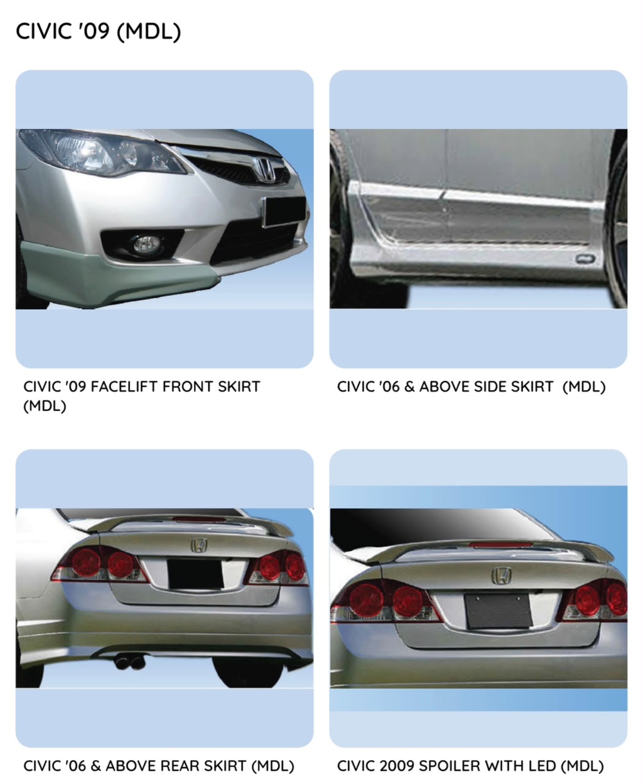 Civic FD Modulo Bodykit
