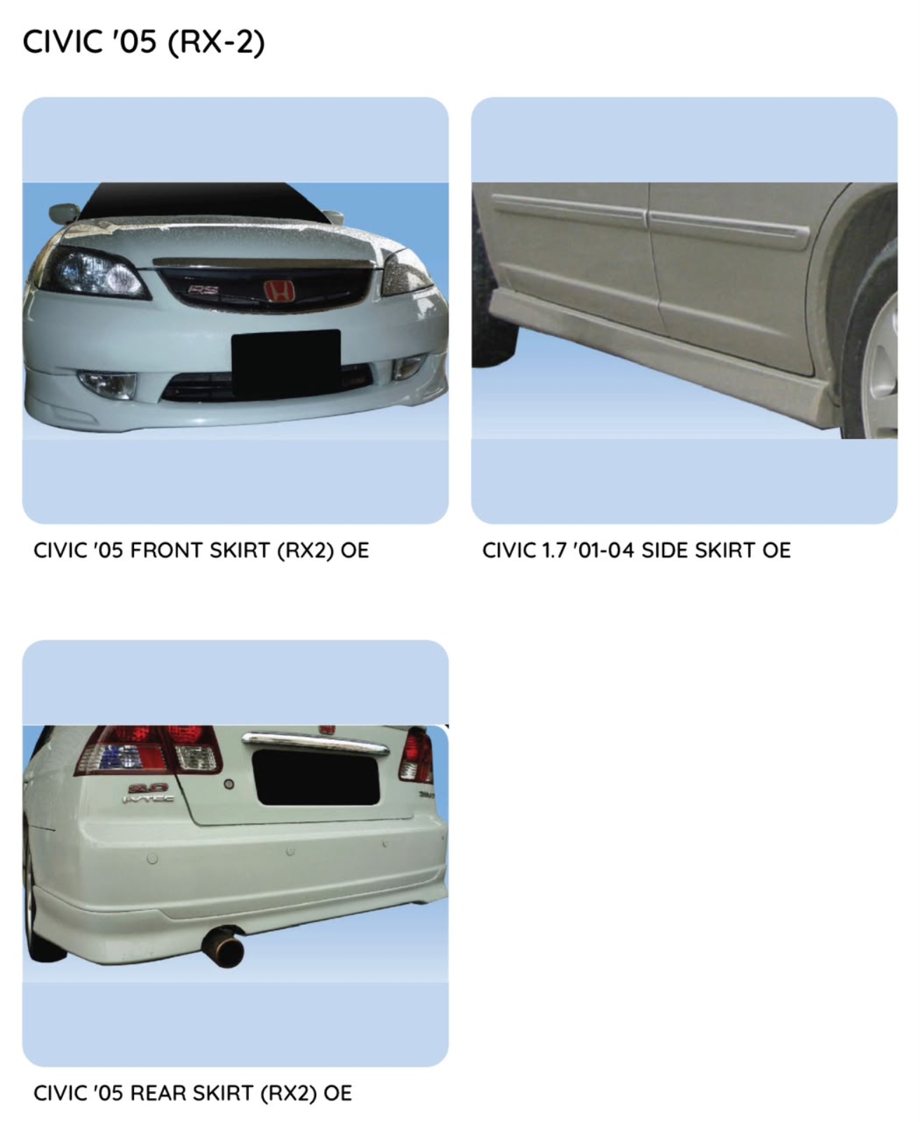 Civic 05 RX2 Bodykit