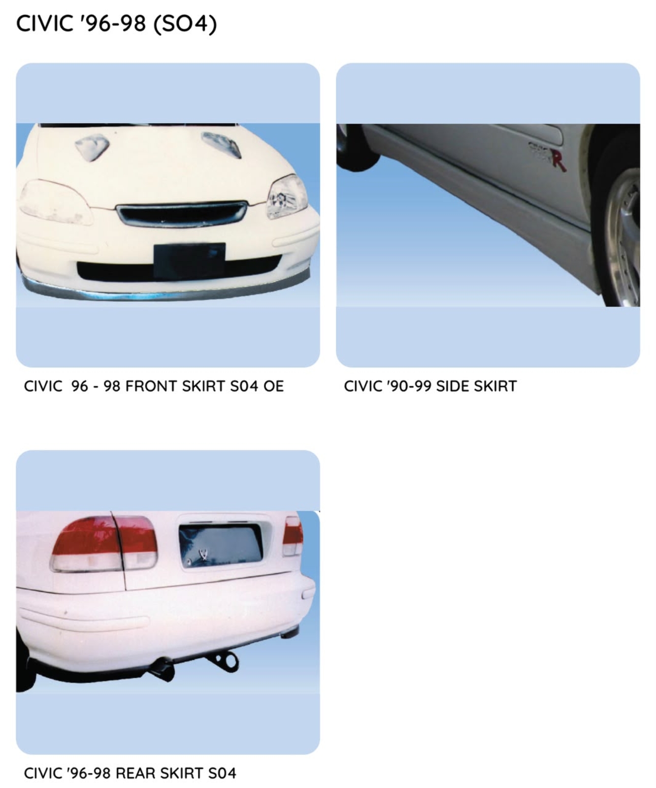 Civic 96 Bodykit