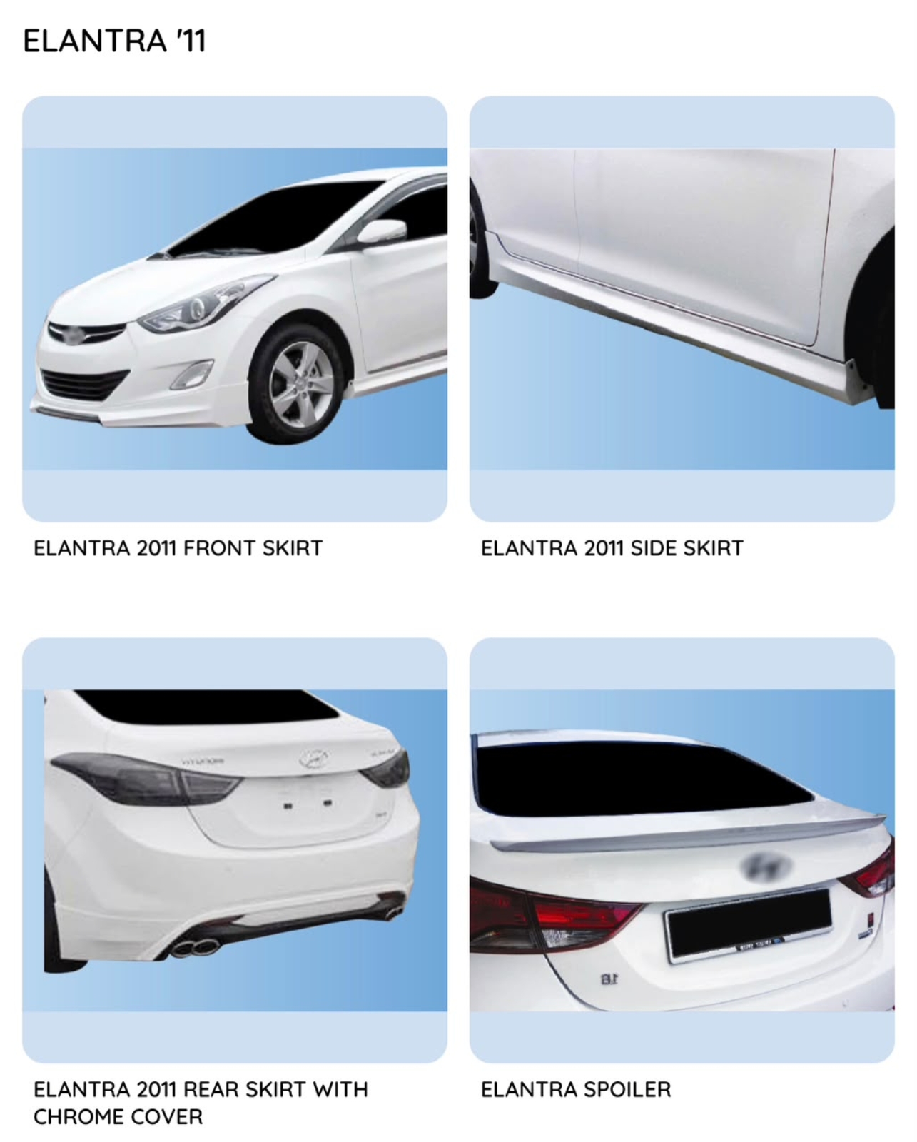 Elantra OEM Bodykit