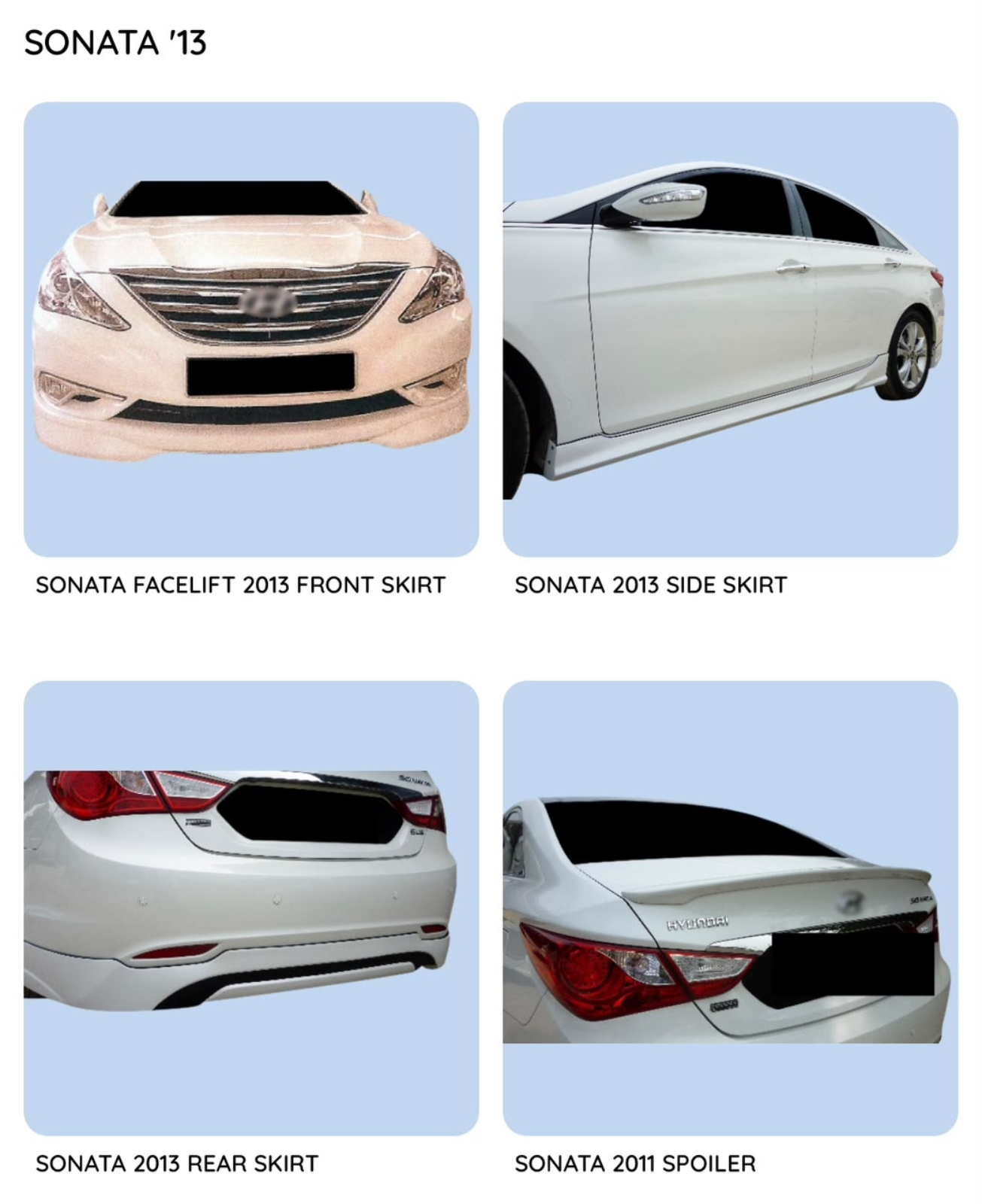 Sonata 13 Bodykit