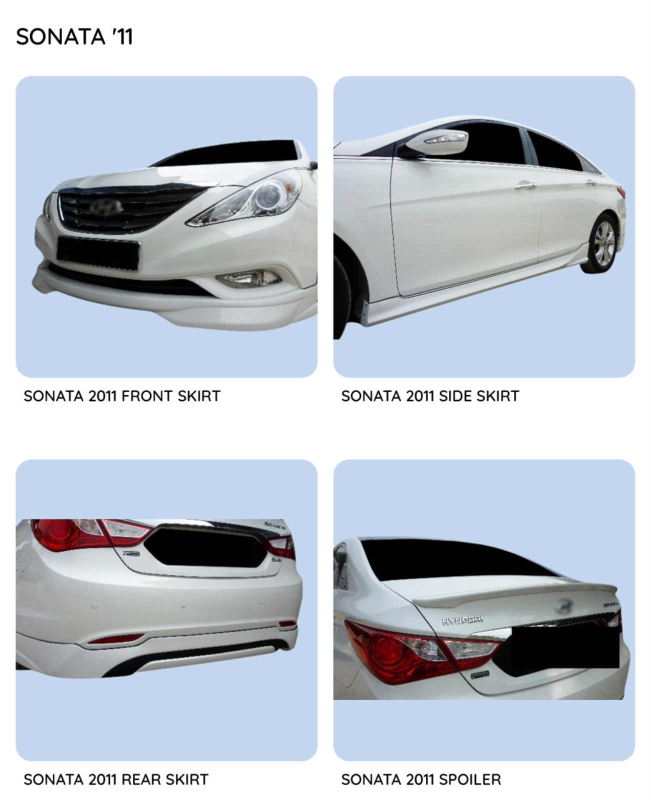 Sonata 11 Bodykit