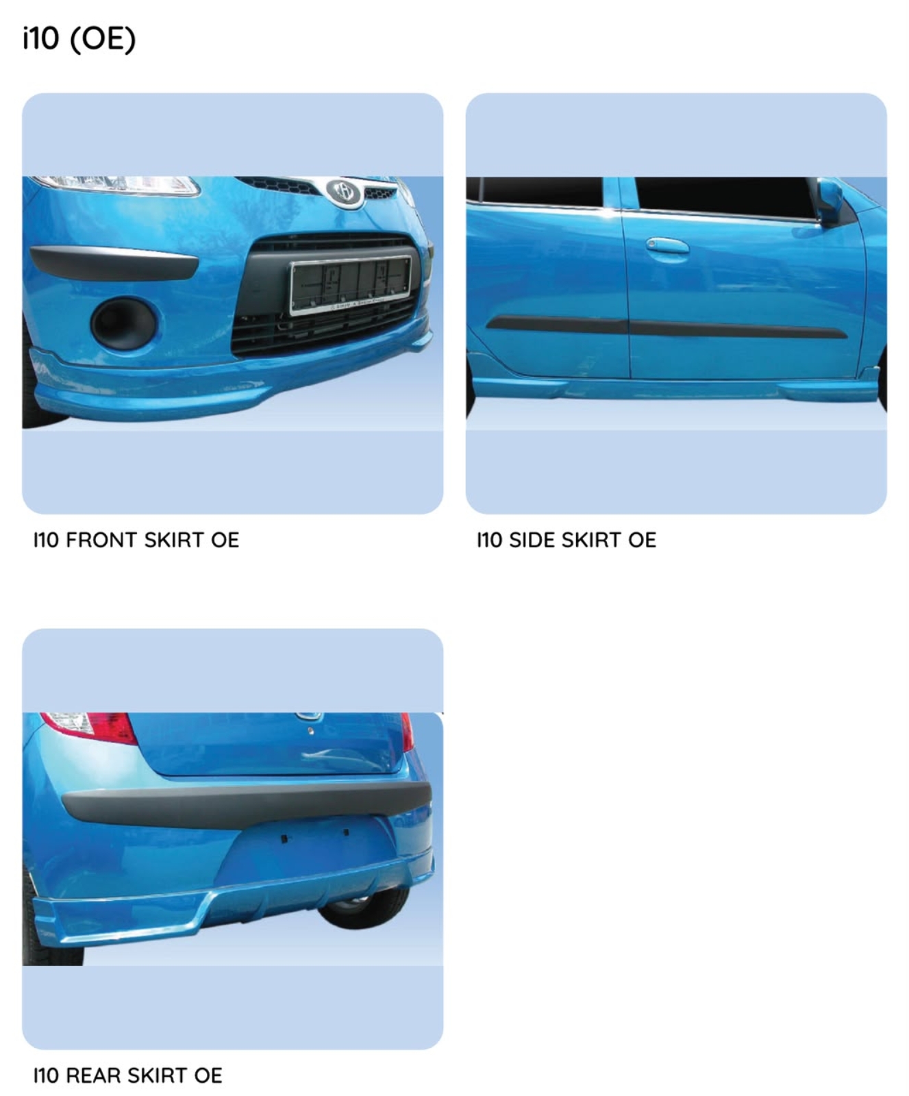 I10 OEM Bodykit