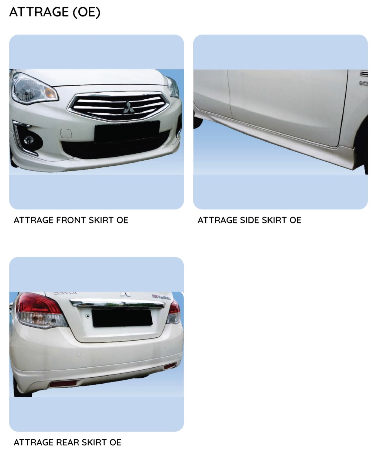 ATTRAGE Oem Bodykit