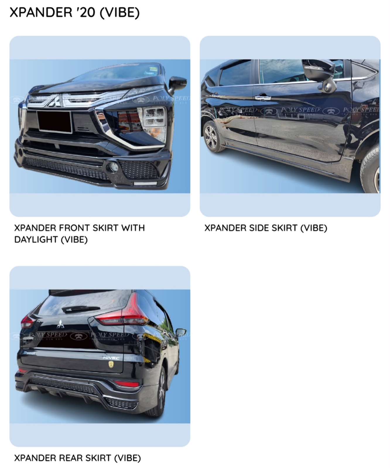 Xpander Vibe Bodykit
