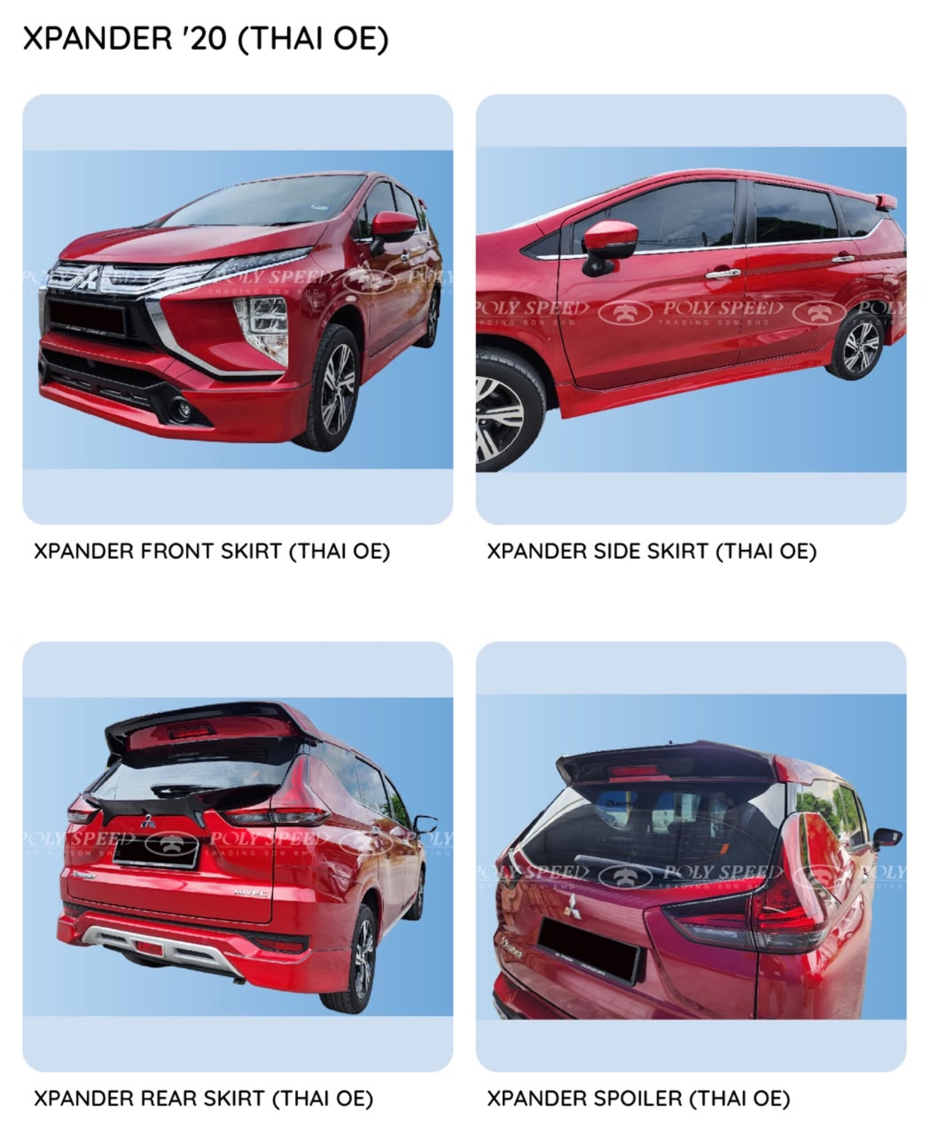 Xpander Thai OEM Bodykit